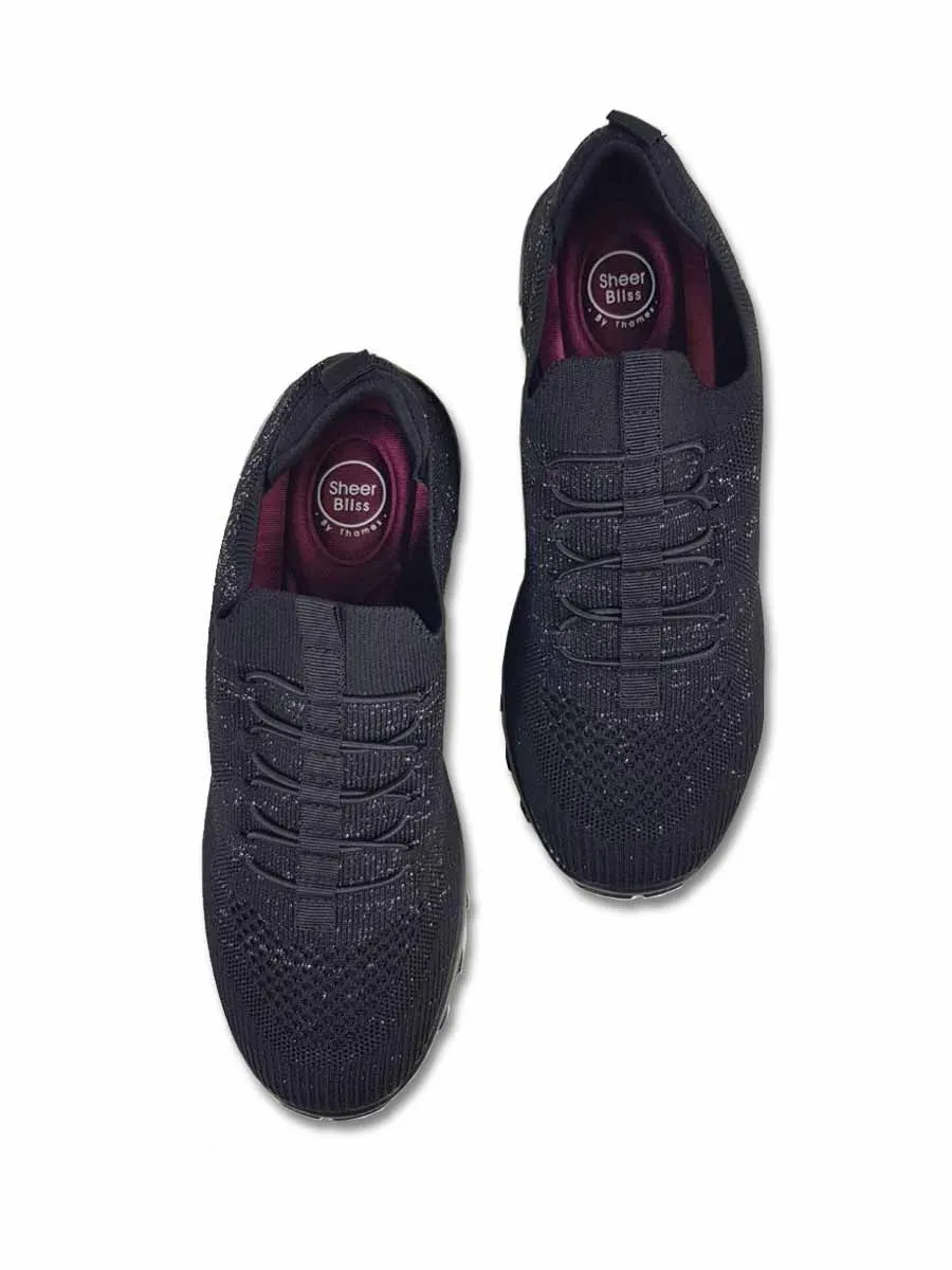 THAMES Women Casual Sneakers Black THAMES Women Casual Sneakers Black