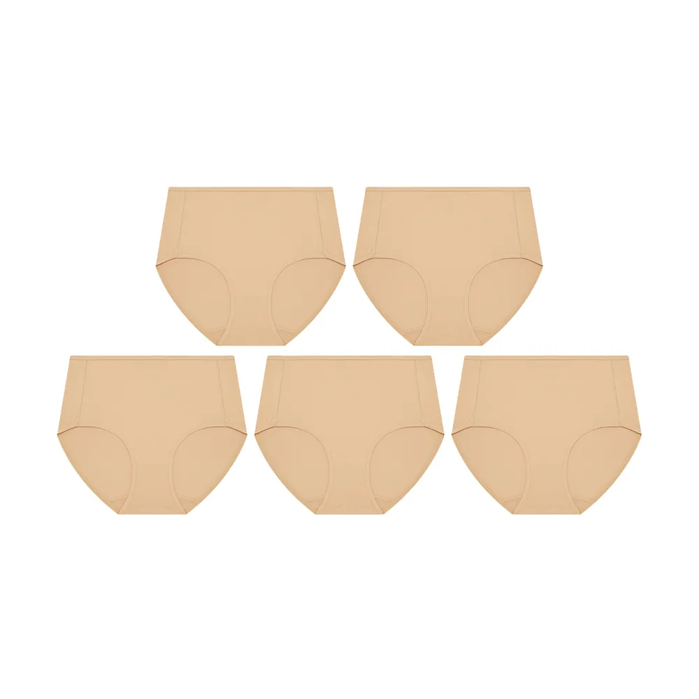 SABINA [5 Pieces] Panty Panty Zone Collection Style no. SUXZM5106CD Dark Beige