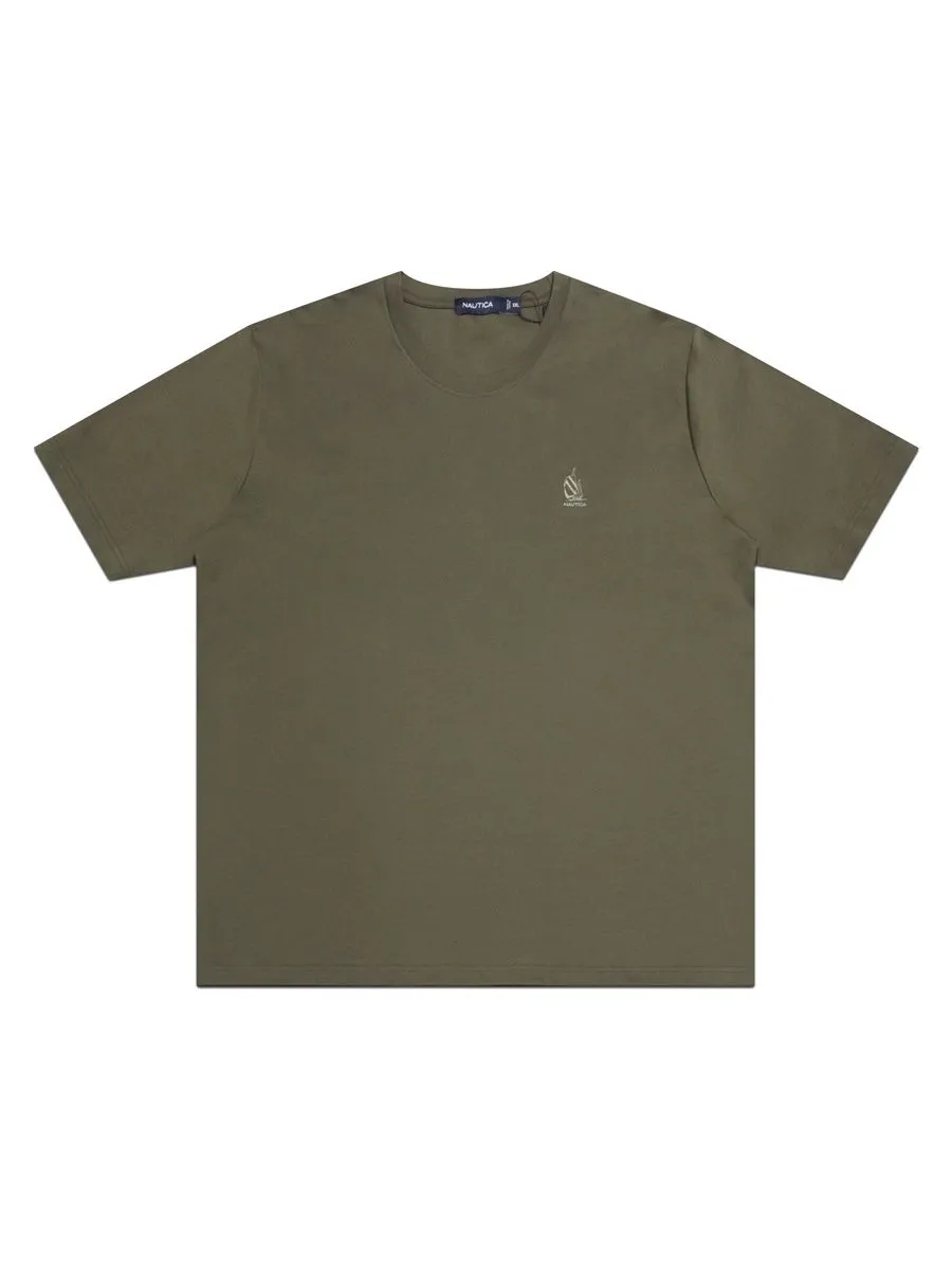 NAUTICA Men T-shirts Dull Green NAUTICA Men T-shirts Dull Green