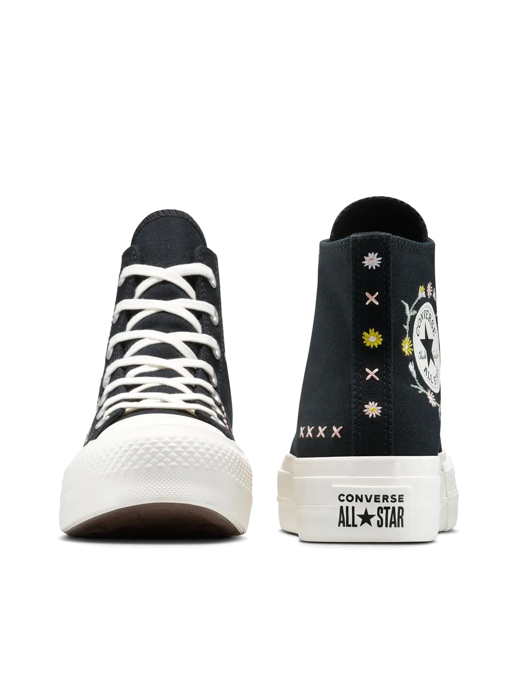 CONVERSE Women Sneakers CTAS Lift Joyful Florals Hi Black CONVERSE Women Sneakers CTAS Lift Joyful Florals Hi Black