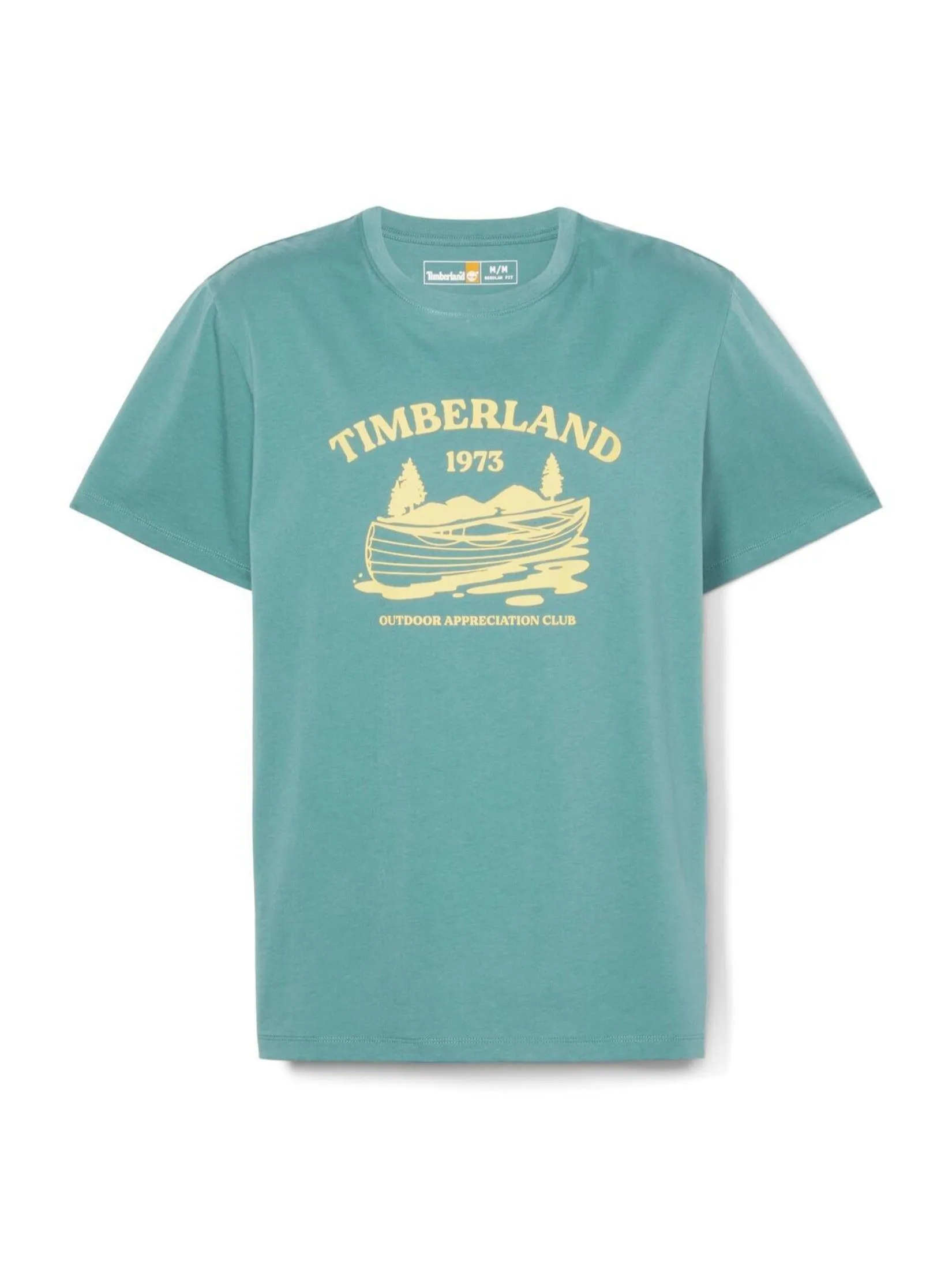 TIMBERLAND Men's Outdoor Graphic Short T-SHIRT Mint TIMBERLAND Men's Outdoor Graphic Short T-SHIRT Mint