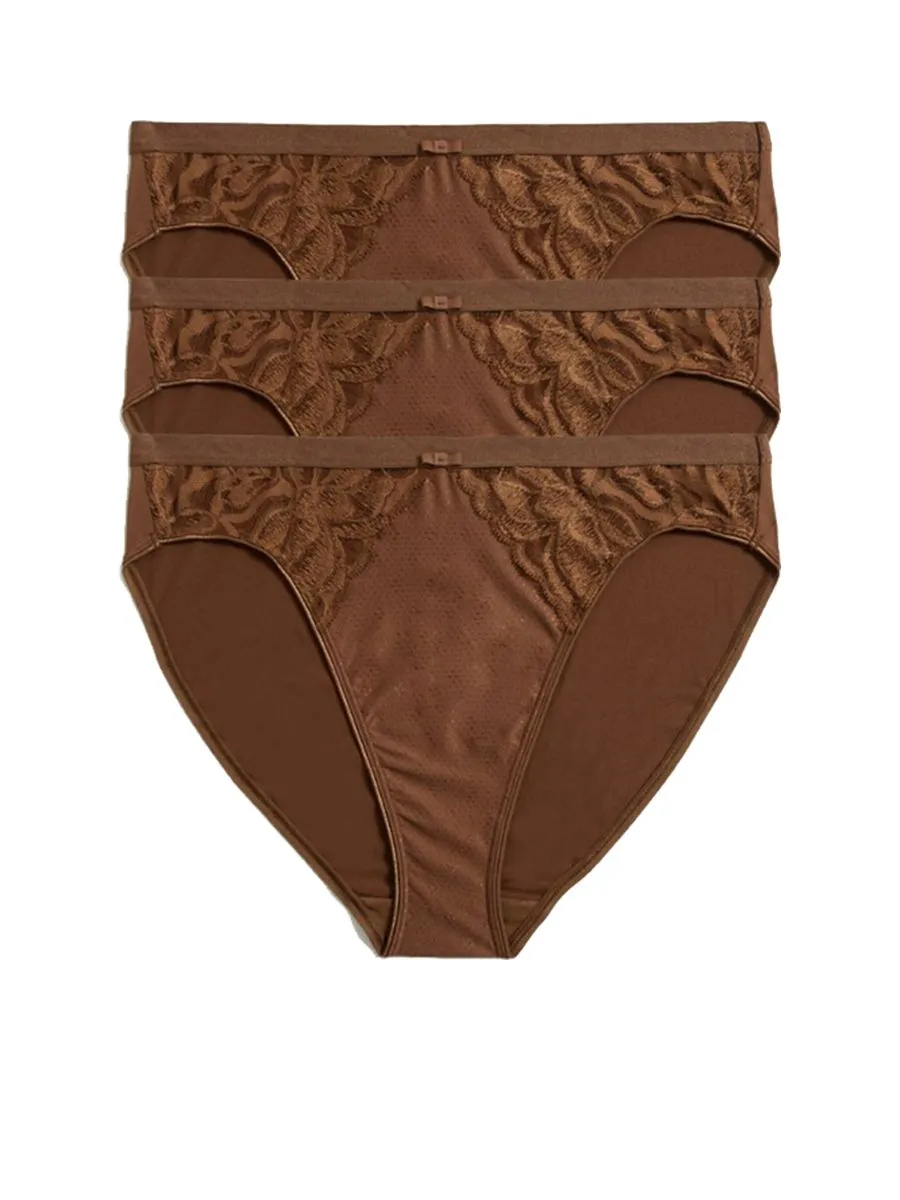 MARKS & SPENCER High Leg Knickers Women 3 Pack Wildblooms MARKS & SPENCER High Leg Knickers Women 3 Pack Wildblooms