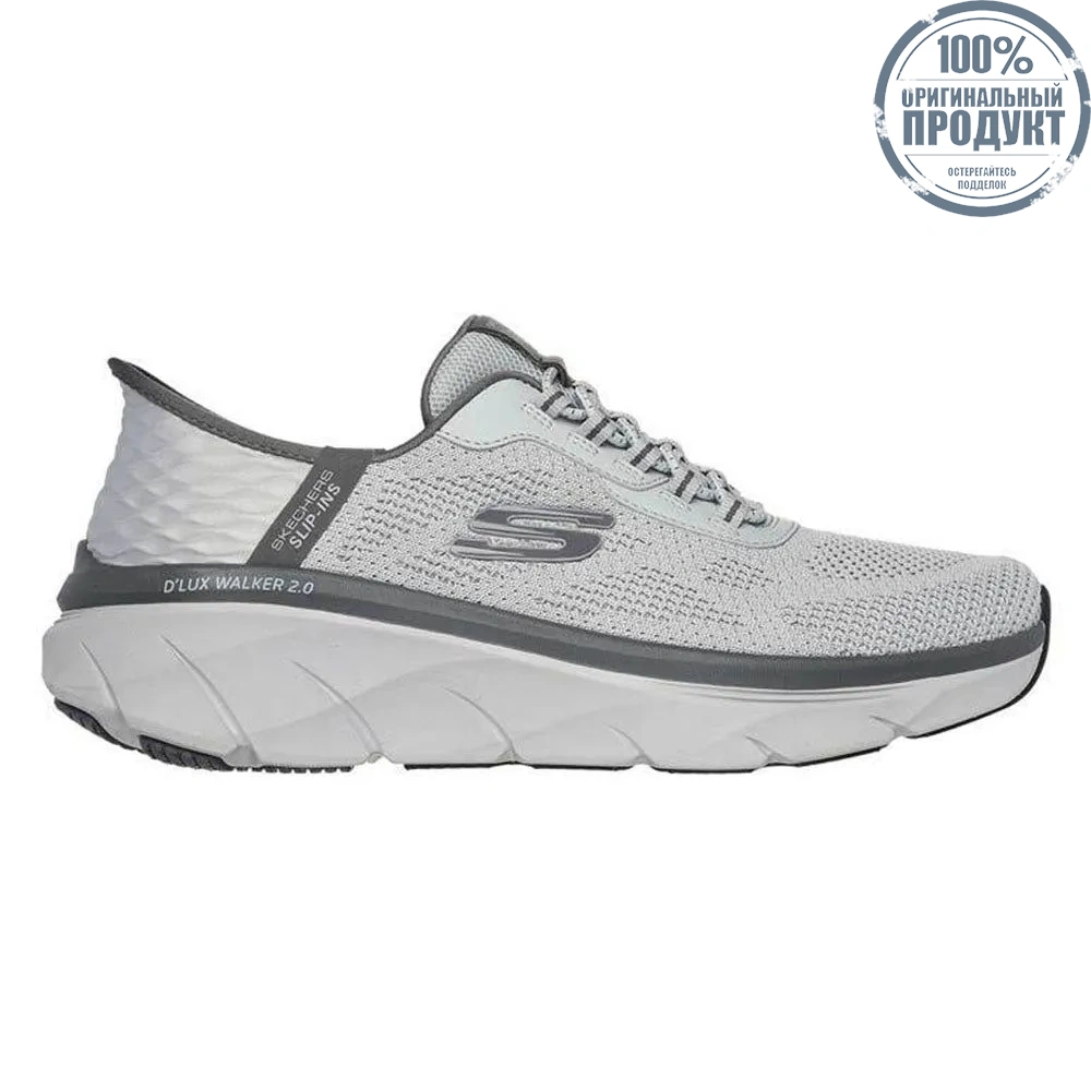 SKECHERS Men Casual Shoes Slip-ins® Relaxed Fit®: D'Lux Walker 2.0 - Rezinate Grey - SK108SH810EGTH SKECHERS Men Casual Shoes Slip-ins® Relaxed Fit®: D'Lux Walker 2.0 - Rezinate Grey - SK108SH810EGTH