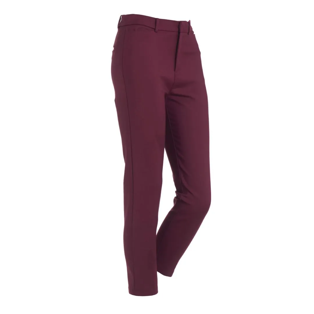 Lady Plus Red Cherry Cropped Pants L-6072PM Lady Plus Red Cherry Cropped Pants L-6072PM