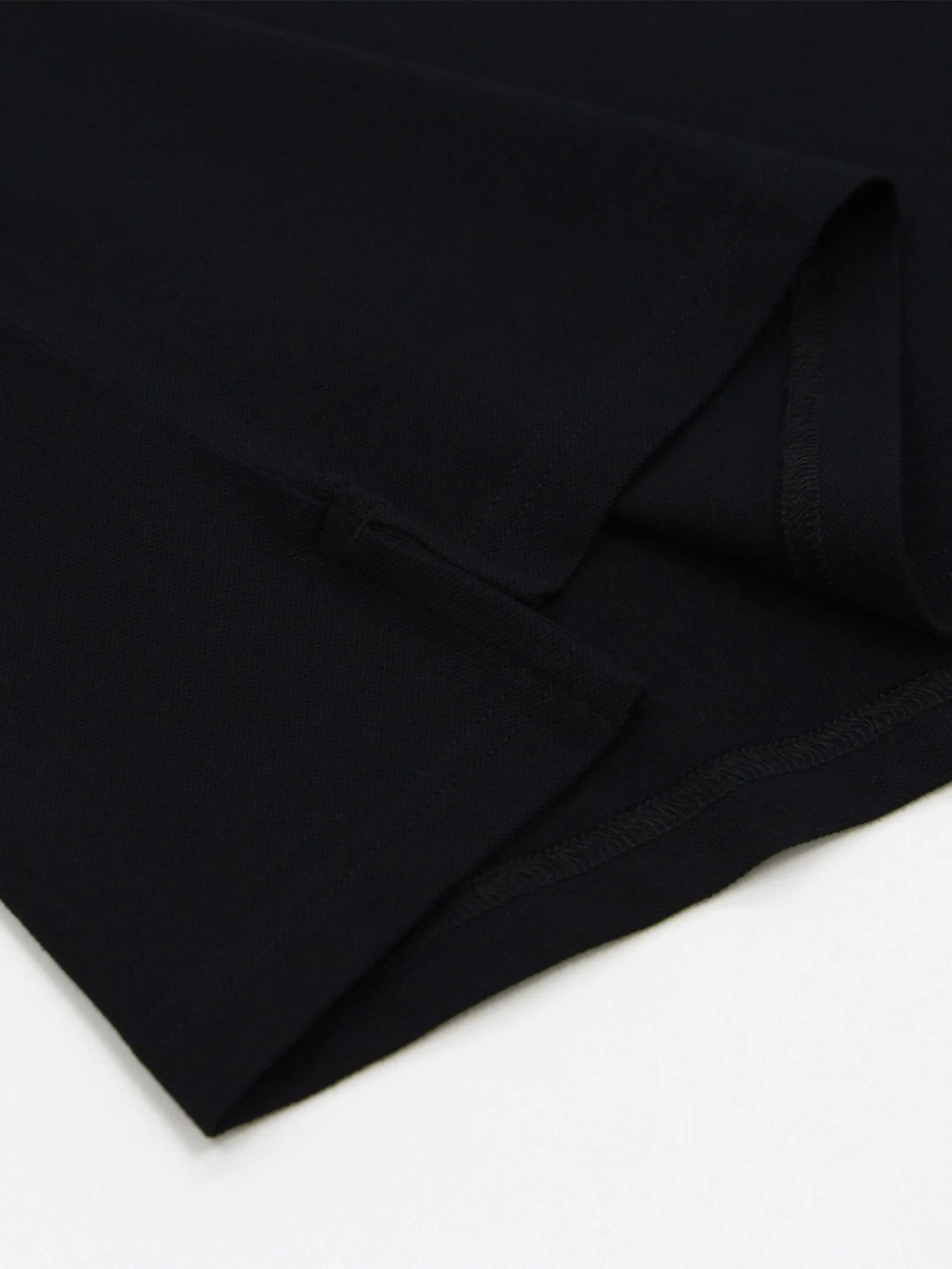 GIORDANO Men's Slim Cotton Lycra Polo Black GIORDANO Men's Slim Cotton Lycra Polo Black