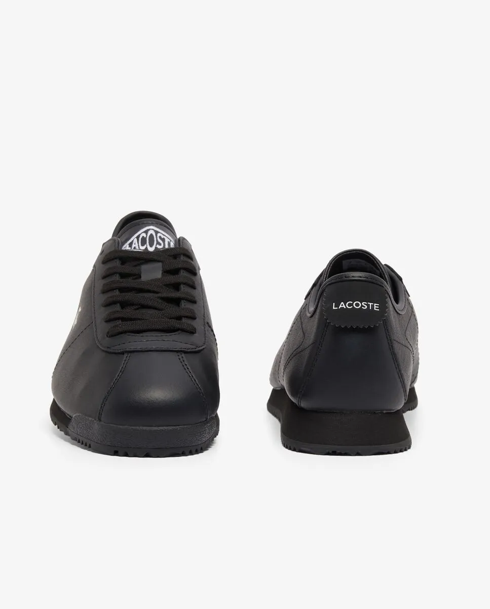 LACOSTE Men’s Club-Low Leather Sneakers Black LACOSTE Men’s Club-Low Leather Sneakers Black