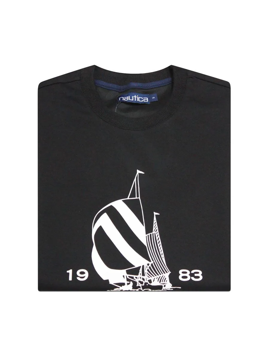 NAUTICA Men T-shirts Black NAUTICA Men T-shirts Black