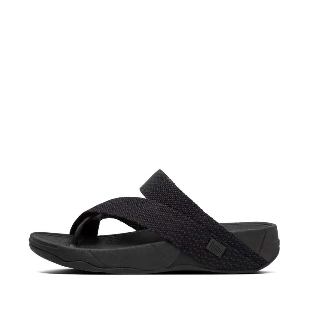 FitFlop™ Men's SLING Model H06-841 Black/Sea Blue Mix FitFlop™ Men's SLING Model H06-841 Black/Sea Blue Mix