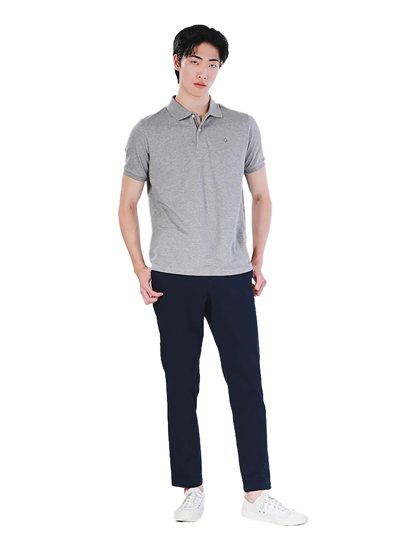 JOHN HENRY Men's Polo (Slim Fit) SDM Grey JOHN HENRY Men's Polo (Slim Fit) SDM Grey