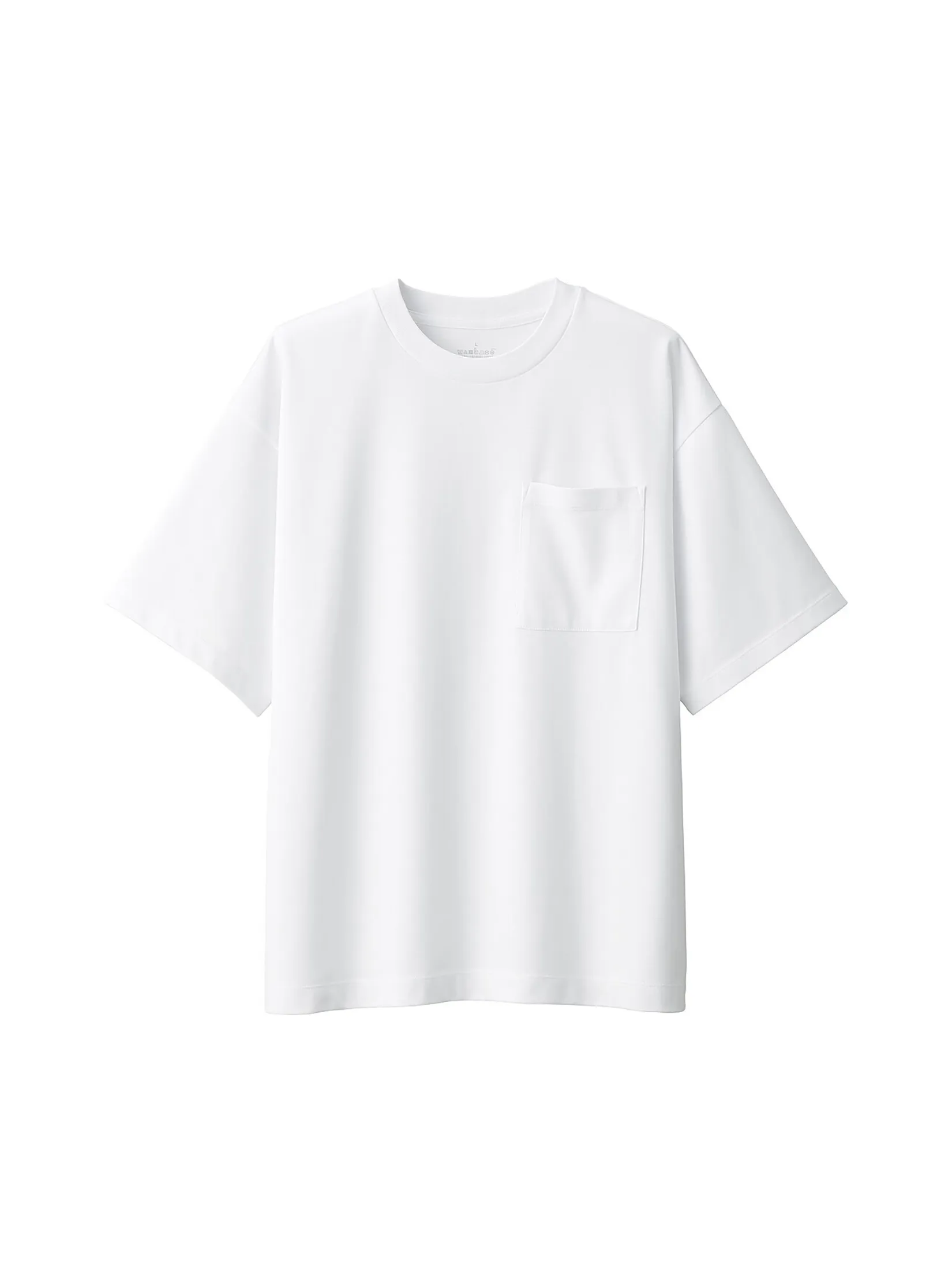 MUJI Men T-Shirt Cool Touch Short Sleeve MUJI Men T-Shirt Cool Touch Short Sleeve