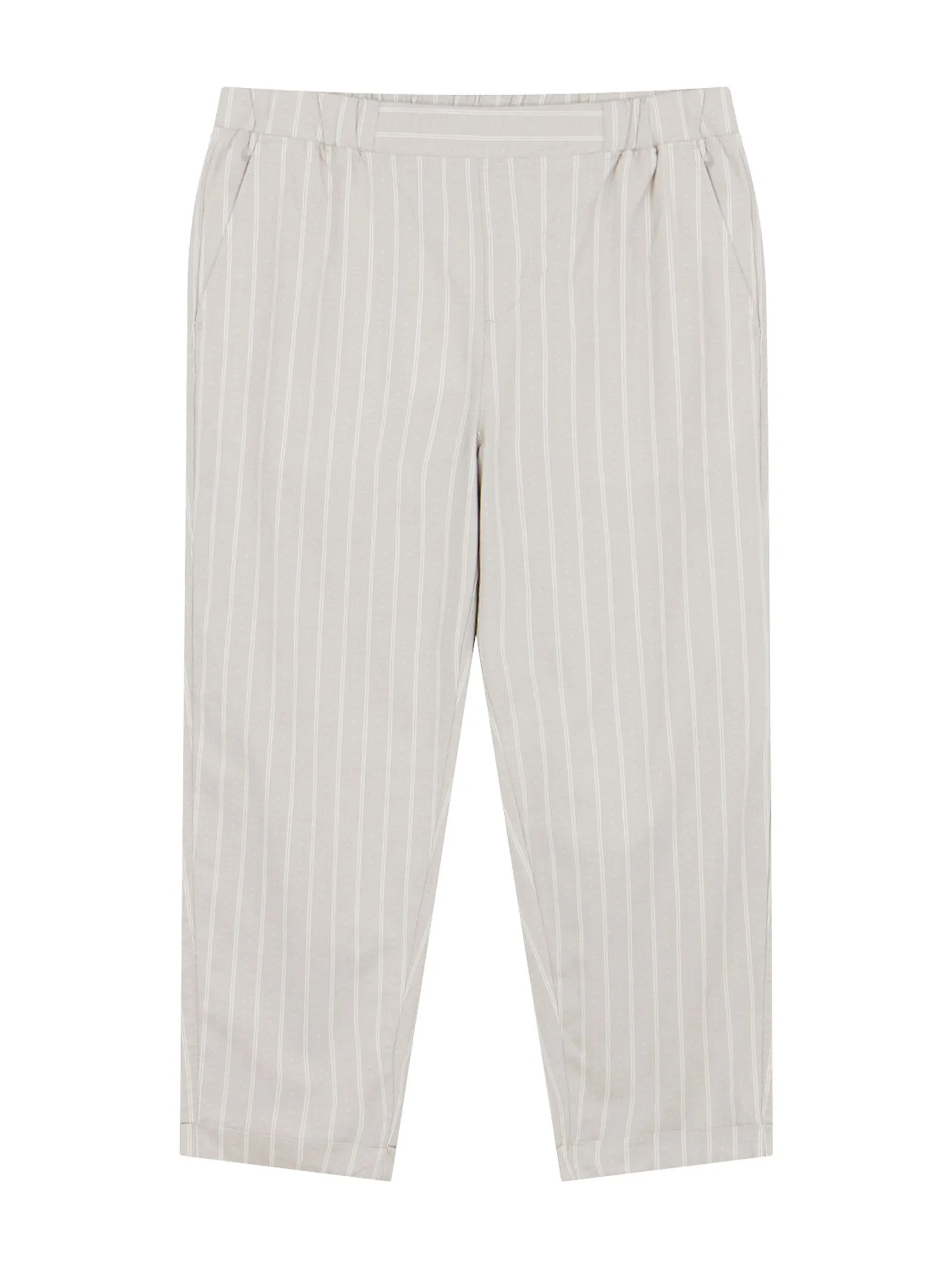 GIORDANO Women's Relaxed Twill Audrey Pants Atmosphere x White khaki GIORDANO Women's Relaxed Twill Audrey Pants Atmosphere x White khaki