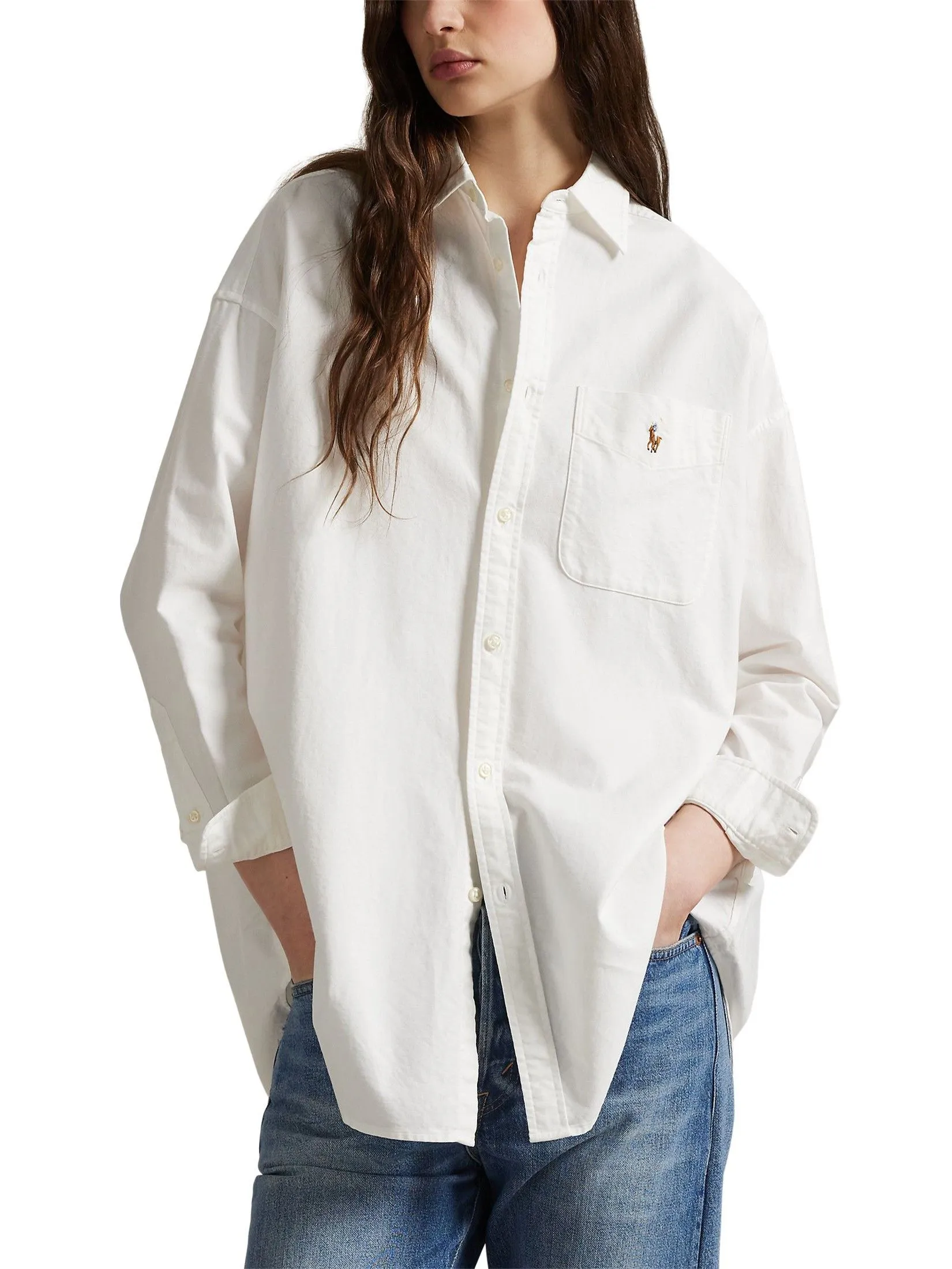POLO RALPH LAUREN Shirt Women WMPOSHTNDO20904 White POLO RALPH LAUREN Shirt Women WMPOSHTNDO20904 White