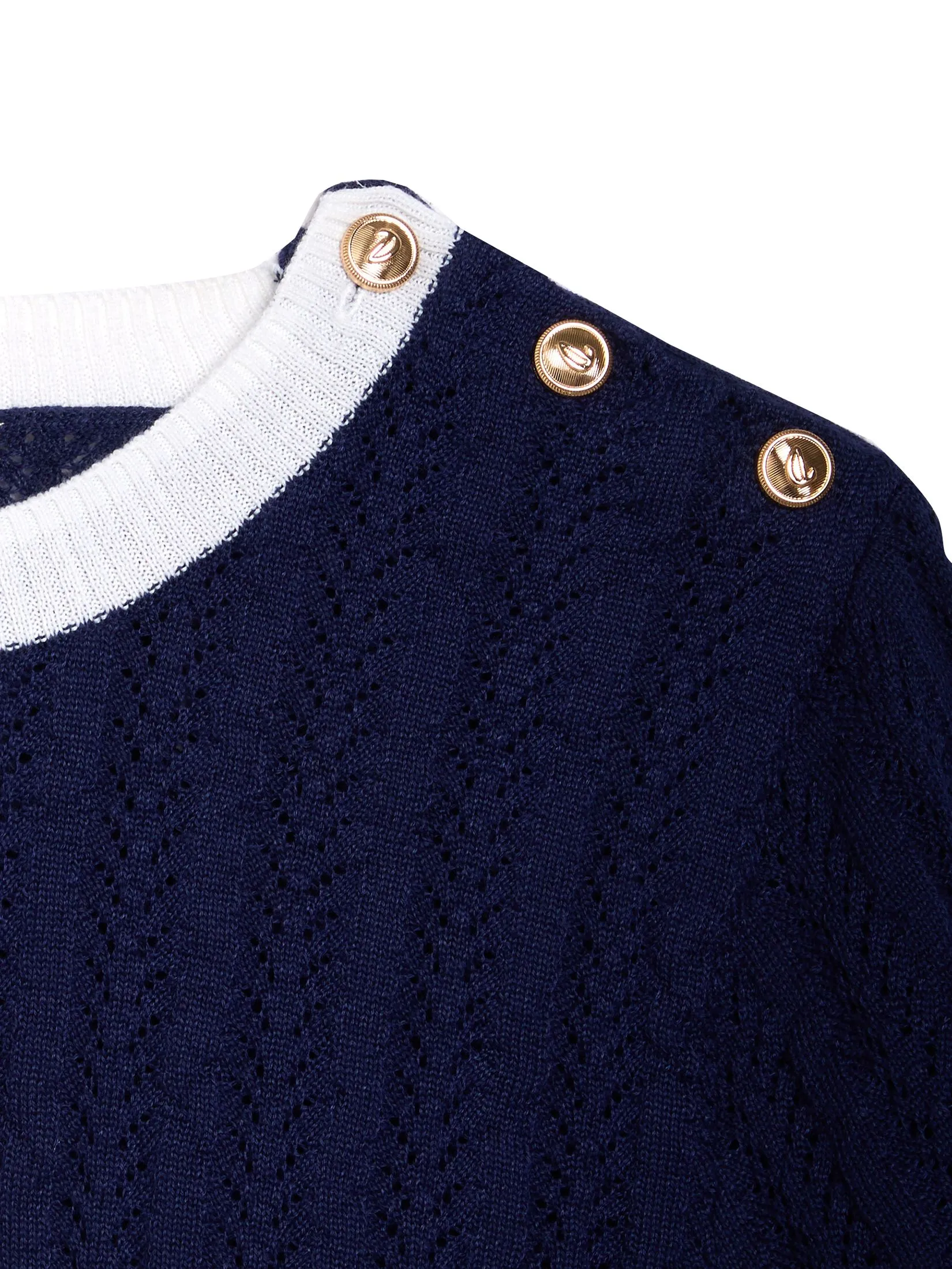 DEFRY 01 Women Sweater Short Sleeves 2503EASW032 DEFRY 01 Women Sweater Short Sleeves 2503EASW032