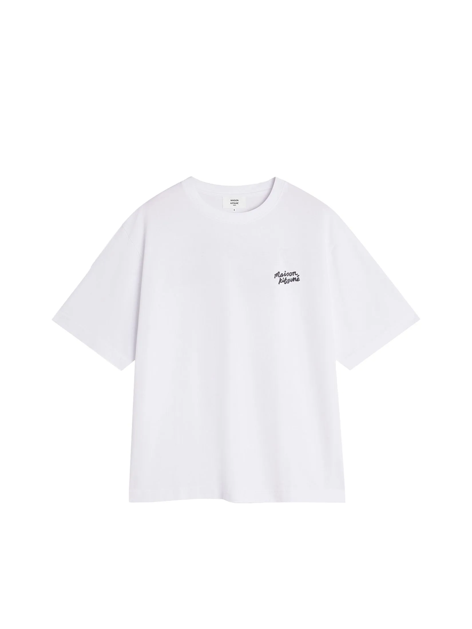 MAISON KITSUNE Men Tee-Shirt Maison Kitsune Handwriting Oversize MAISON KITSUNE Men Tee-Shirt Maison Kitsune Handwriting Oversize