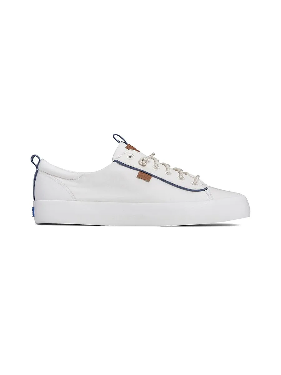 KEDS Women Kickback Canvas Nautical White KEDS Women Kickback Canvas Nautical White