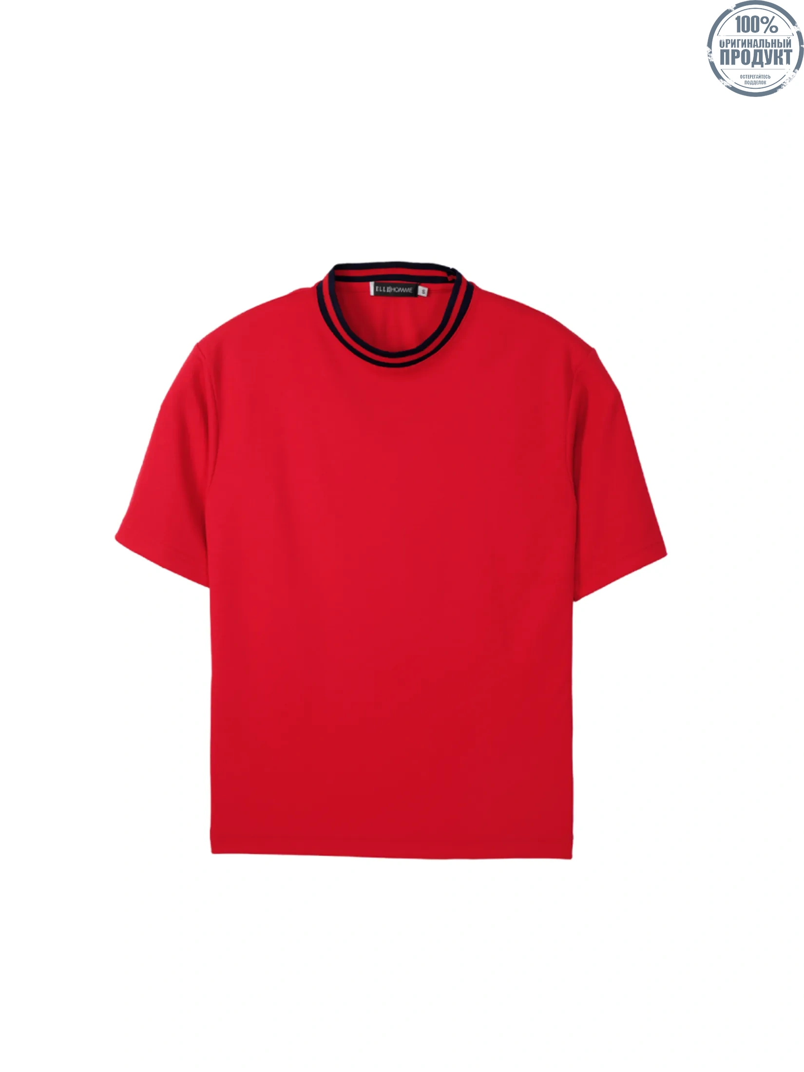 ELLE HOMME Men's T-shirt short sleeves round neck W8K913 - Red ELLE HOMME Men's T-shirt short sleeves round neck W8K913 - Red