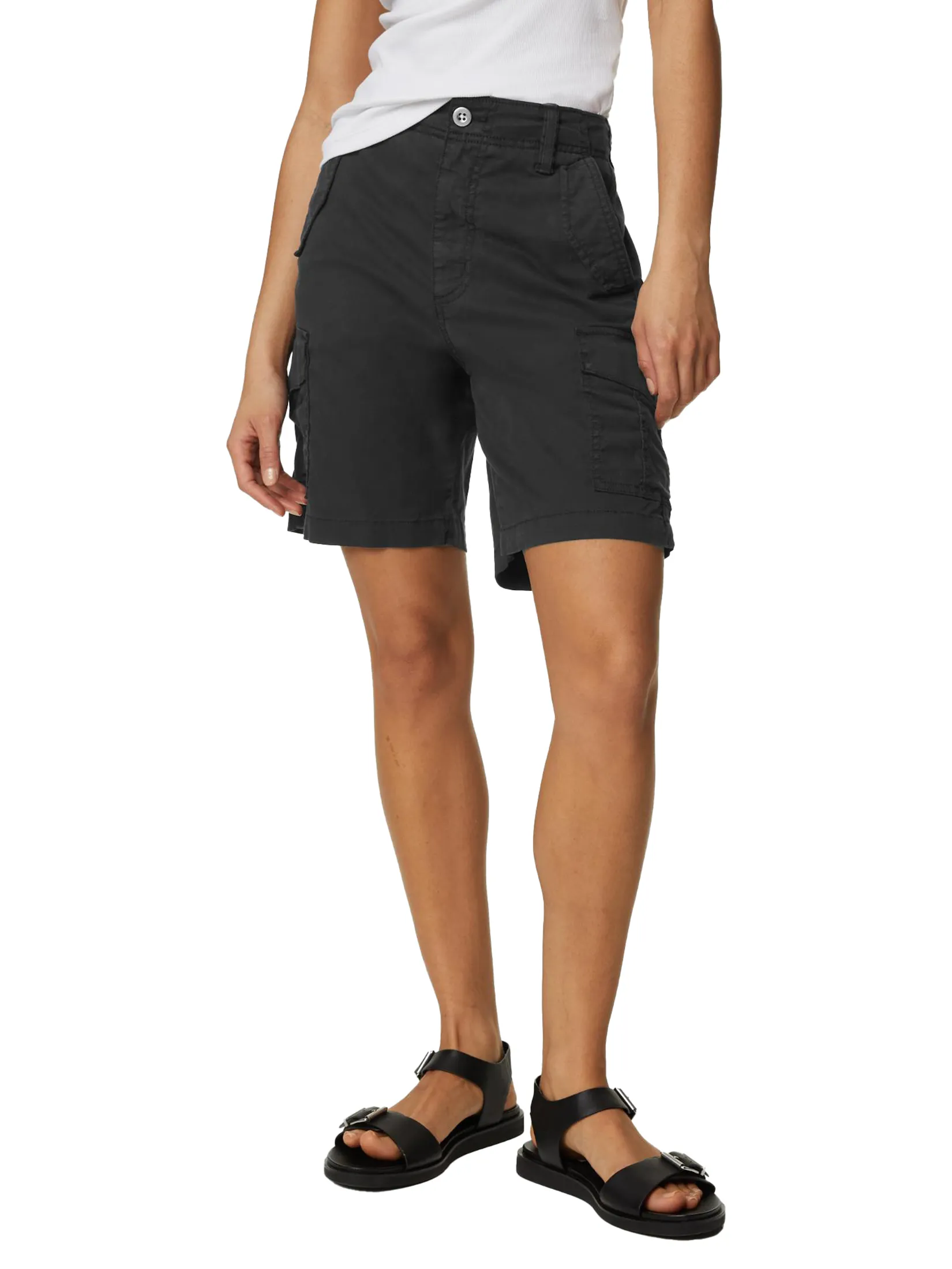 MARKS & SPENCER Women Shorts Lyocell Rich Cargo Tea Dyed MARKS & SPENCER Women Shorts Lyocell Rich Cargo Tea Dyed