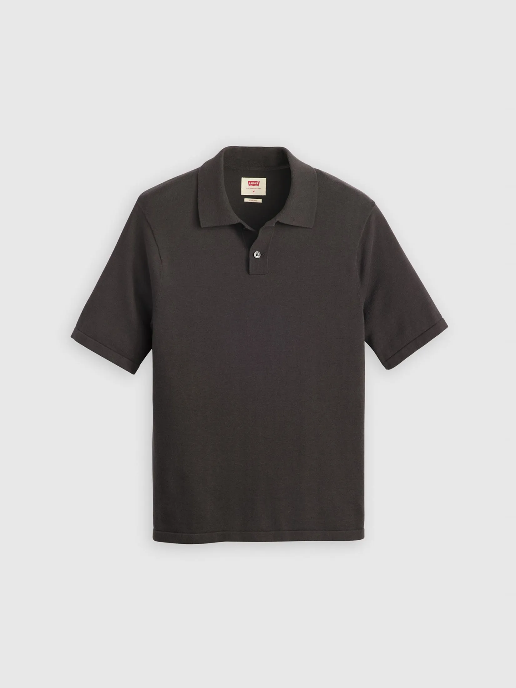 LEVI'S Men's Sweater Polo Grey LEVI'S Men's Sweater Polo Grey