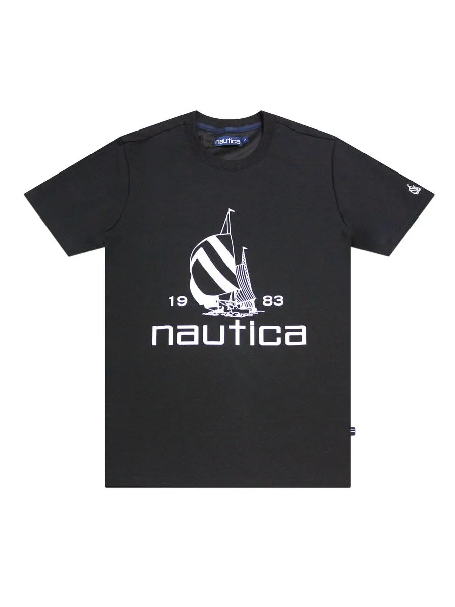 NAUTICA Men T-shirts Black NAUTICA Men T-shirts Black