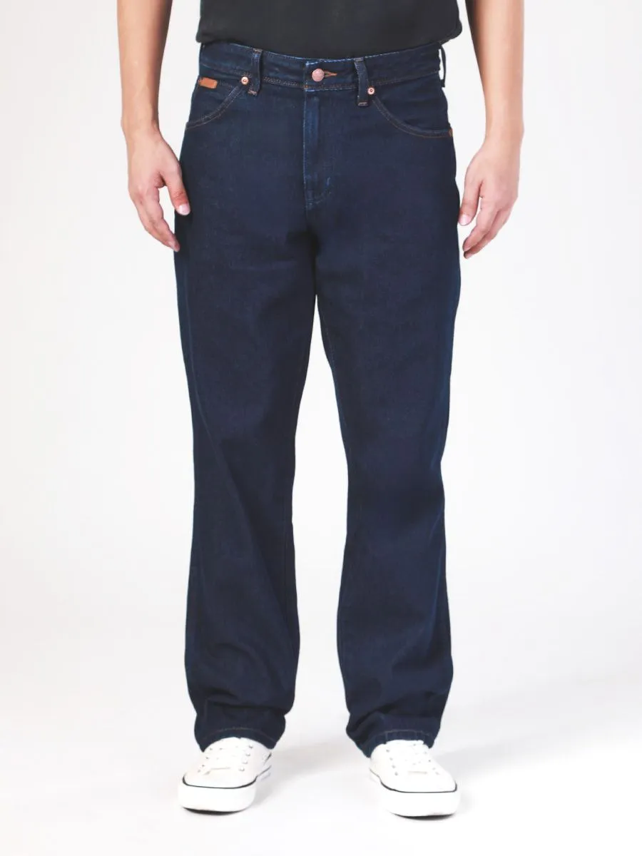 WRANGLER Men's Jeans Mid Texas Fit Dark Indigo WRANGLER Men's Jeans Mid Texas Fit Dark Indigo
