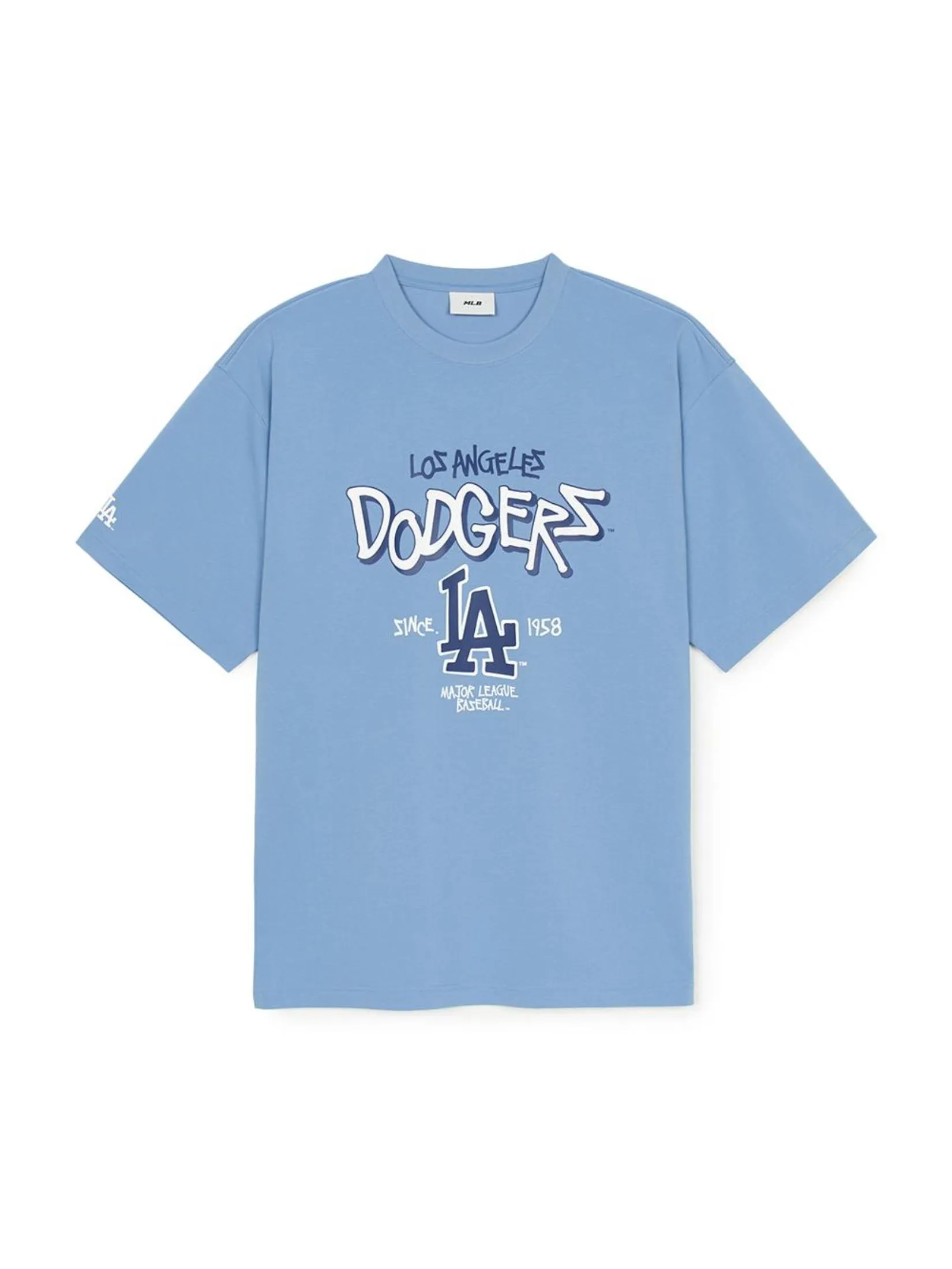 MLB Unisex Basic Street Big Logo Mega Oversized-Fit T-Shirt Model  3ATSB0553  07SBD  Blue MLB Unisex Basic Street Big Logo Mega Oversized-Fit T-Shirt Model  3ATSB0553  07SBD  Blue