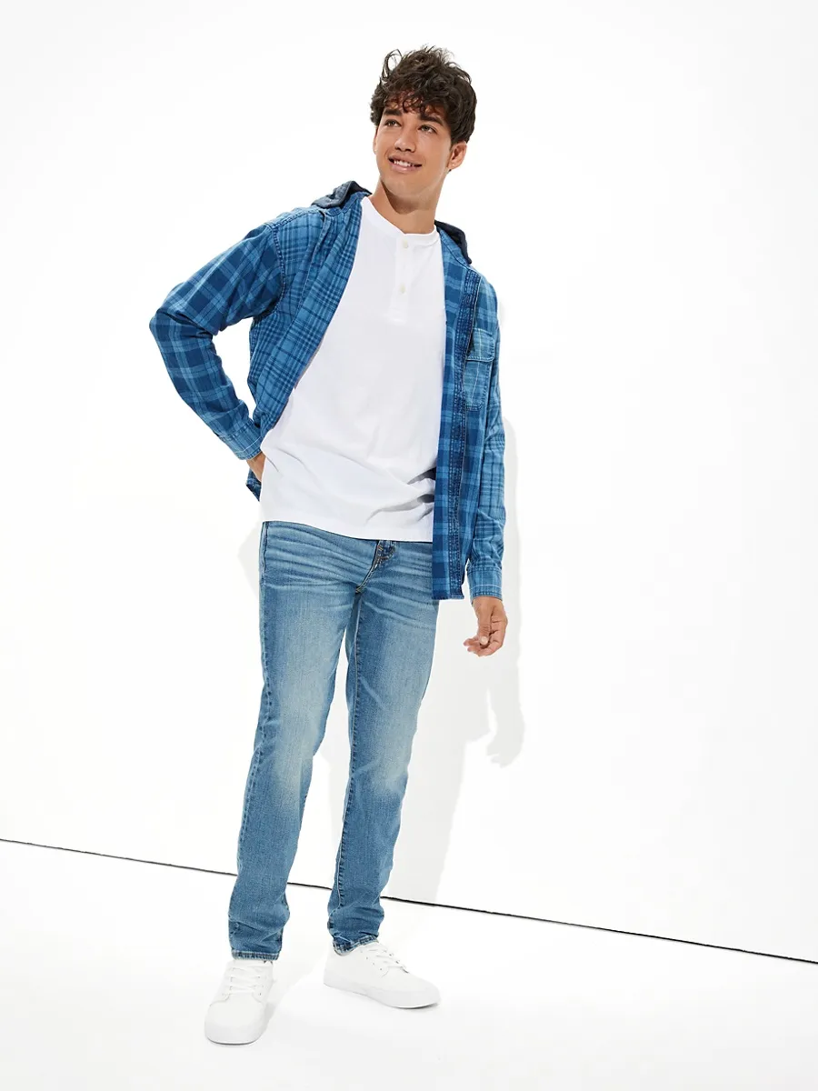 American Eagle MEDIUM CLEAN SKINNY FIT 502 JET INDIGO American Eagle MEDIUM CLEAN SKINNY FIT 502 JET INDIGO