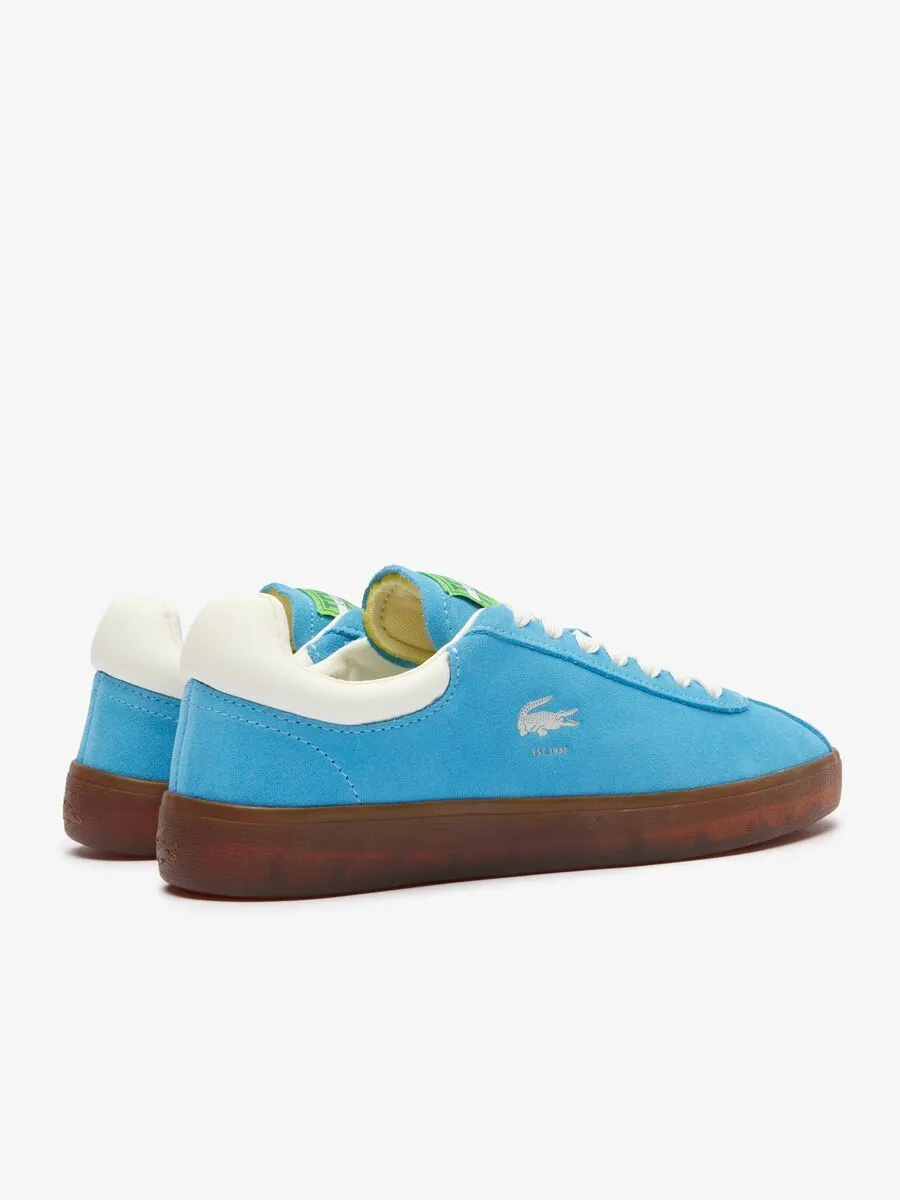 LACOSTE Blue Women’s Baseshot Suede Trainers LACOSTE Blue Women’s Baseshot Suede Trainers