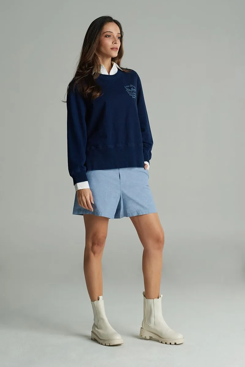 MC JEANS Short pants Blue MAJZ051 MC JEANS Short pants Blue MAJZ051