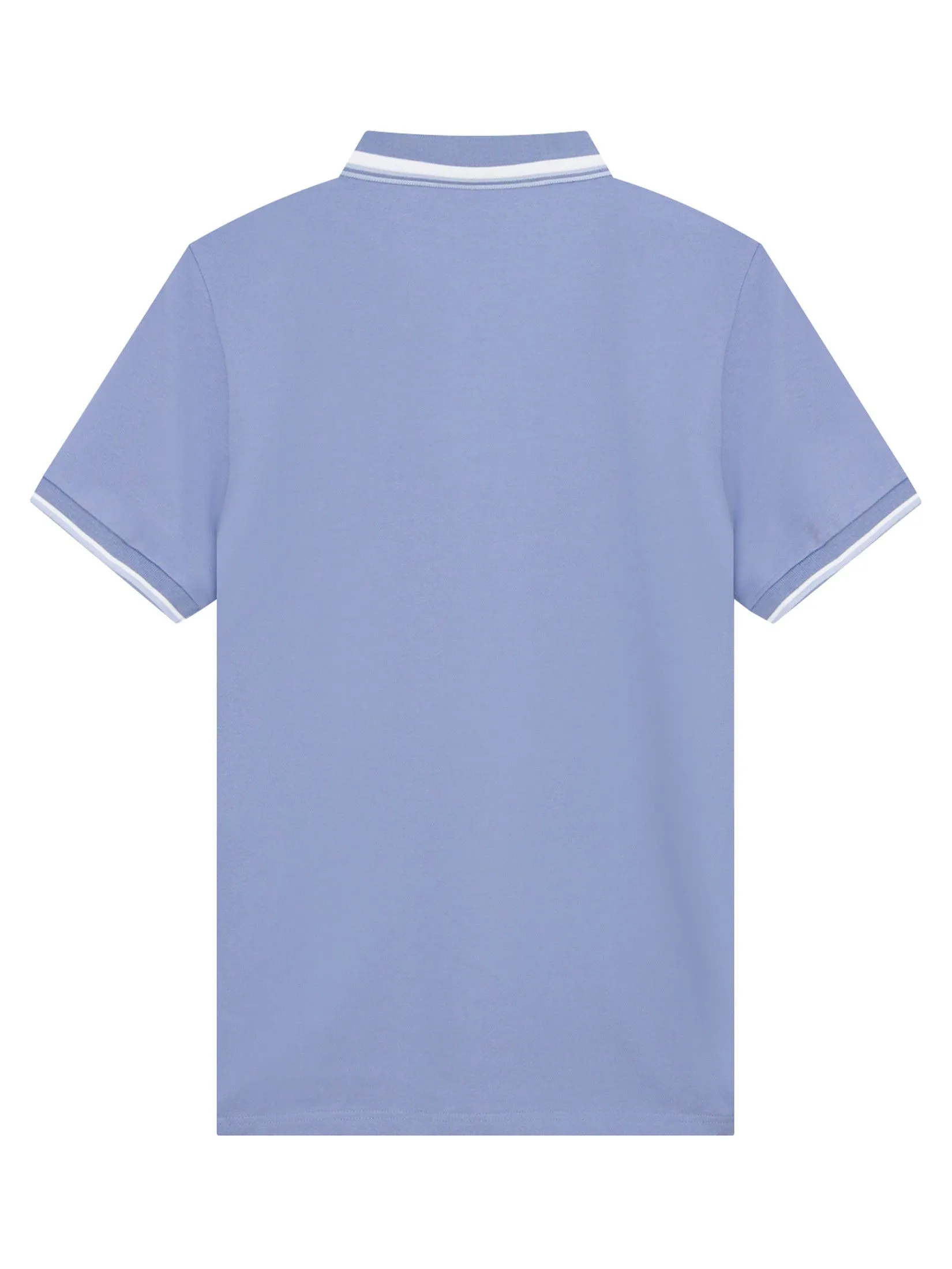 GIORDANO Men's Slim Embroidery Bold Polo (Signature) Troposphere purple GIORDANO Men's Slim Embroidery Bold Polo (Signature) Troposphere purple