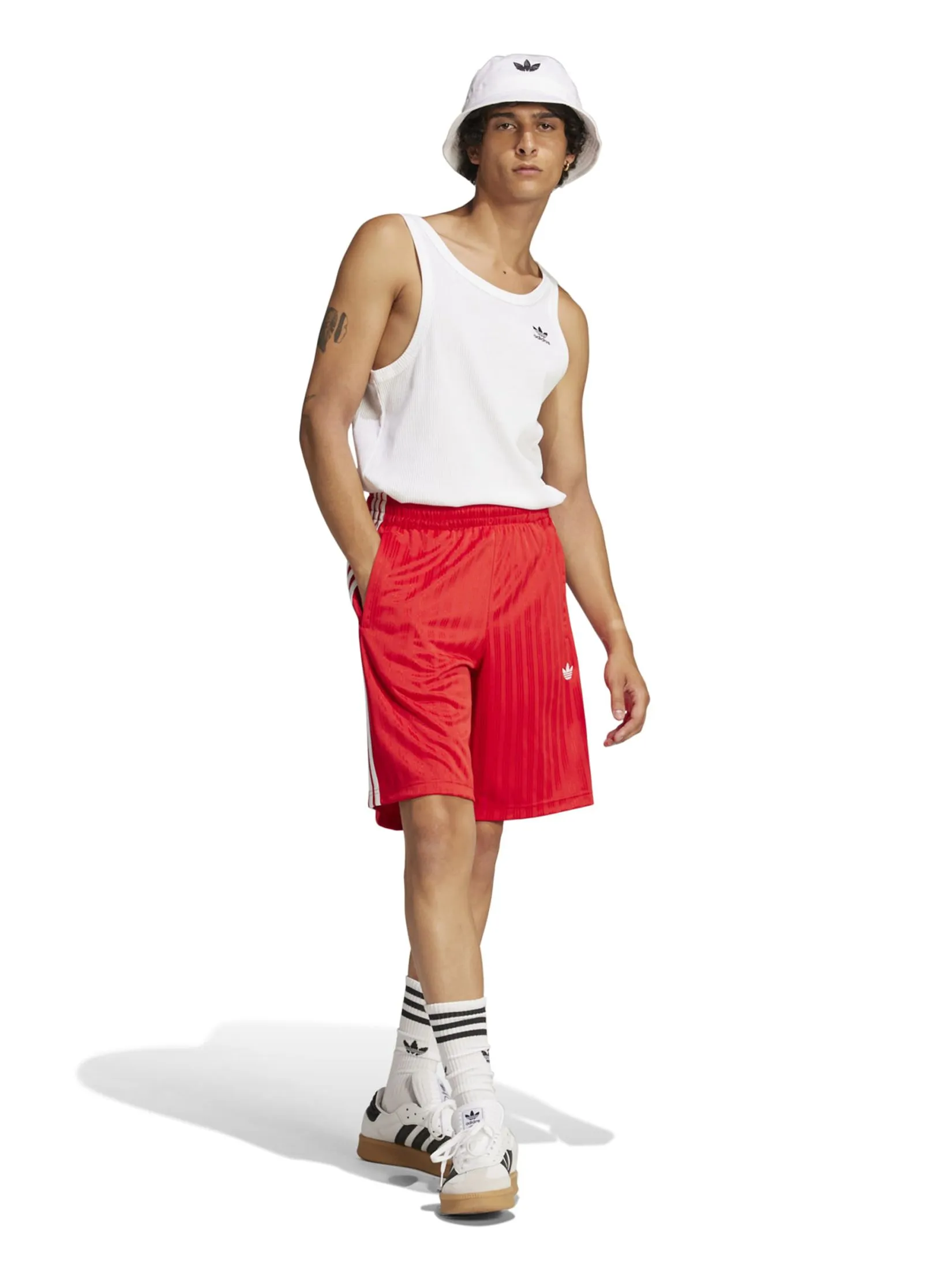 ADIDAS Men Shorts Adicolor Better Scarlet ADIDAS Men Shorts Adicolor Better Scarlet