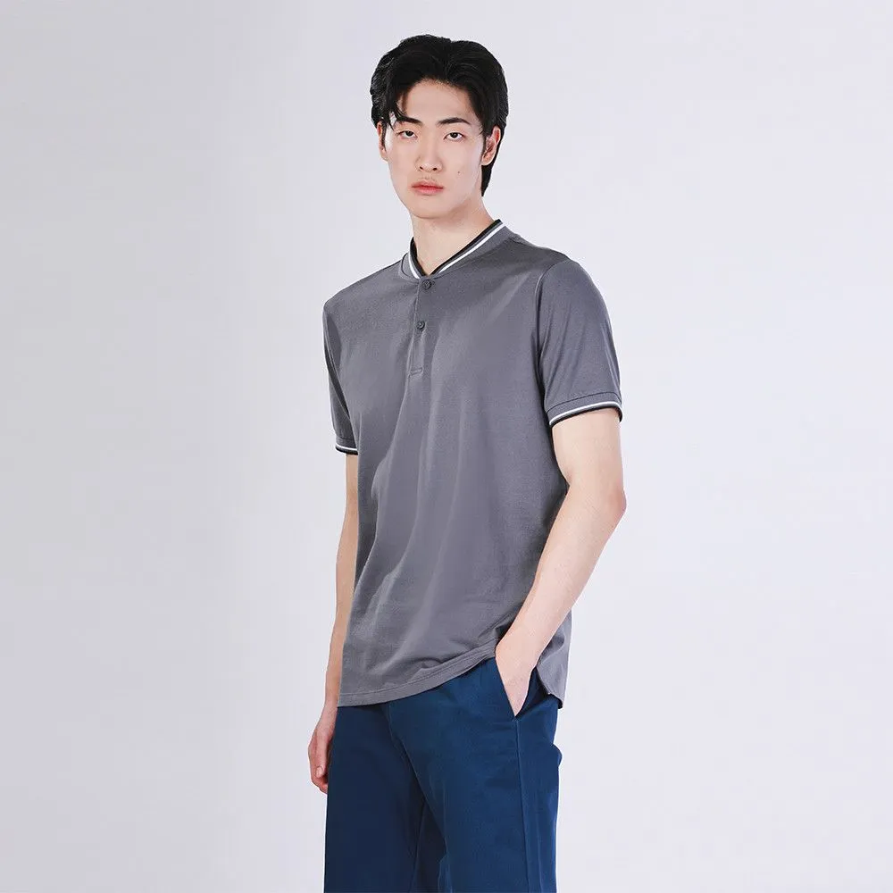 JOHN HENRY Men's Polo (Slim Fit) ESSENTIALS Dark Grey JOHN HENRY Men's Polo (Slim Fit) ESSENTIALS Dark Grey
