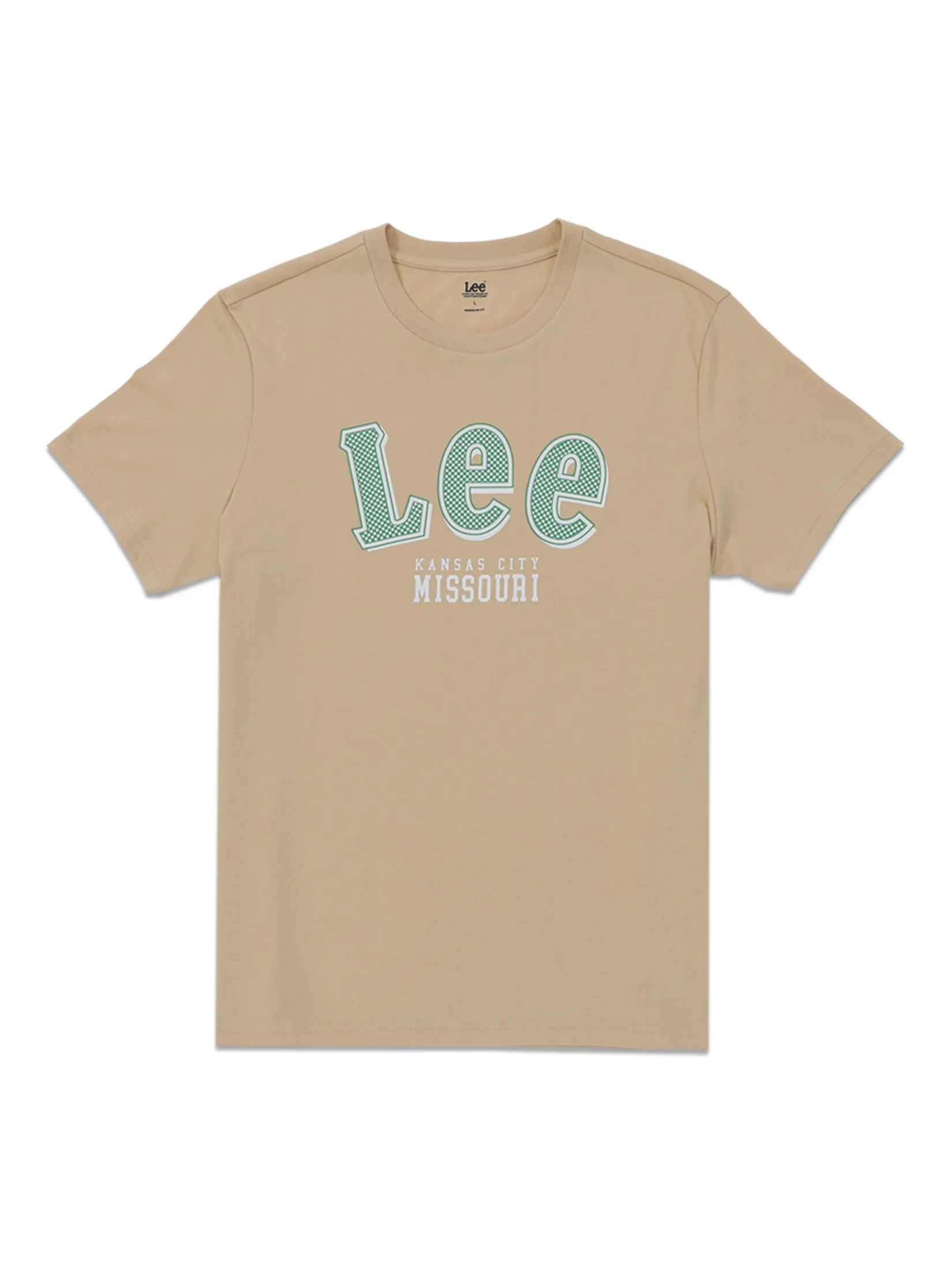 LEE Men's Tee Short Sleeve Regular Fit Brown LEE Men's Tee Short Sleeve Regular Fit Brown