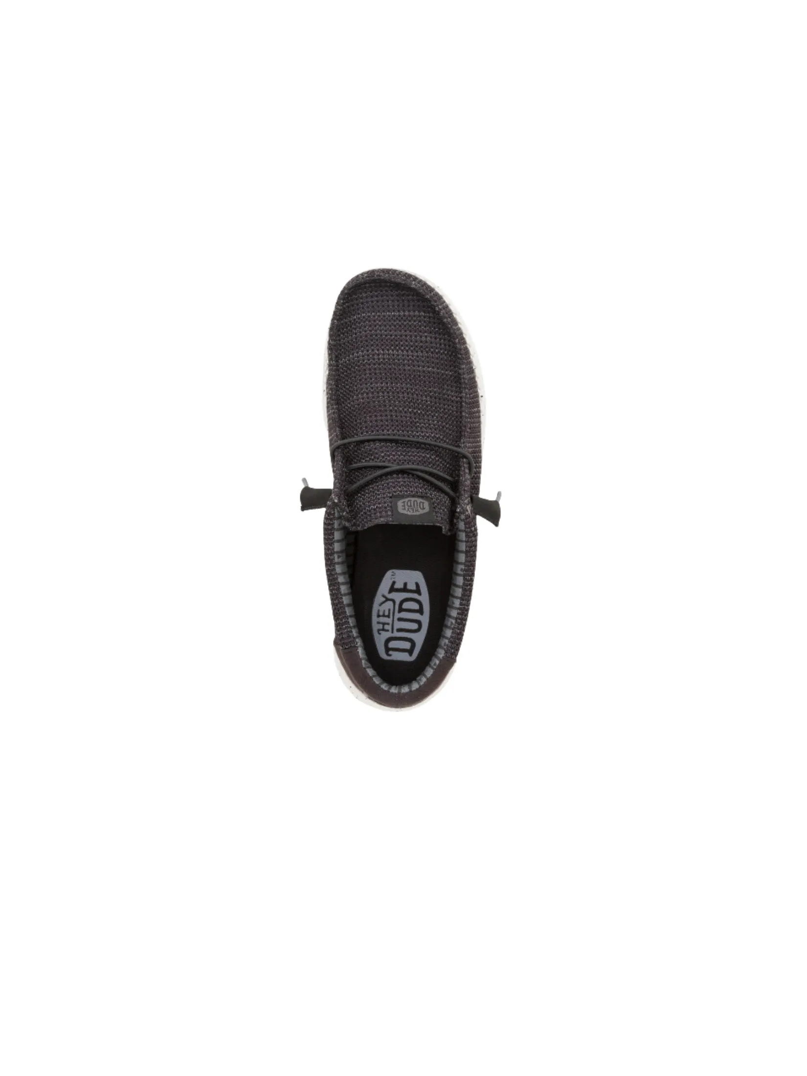 HEYDUDE WALLY STRETCH SOX - BLACK/WHITE HEYDUDE WALLY STRETCH SOX - BLACK/WHITE
