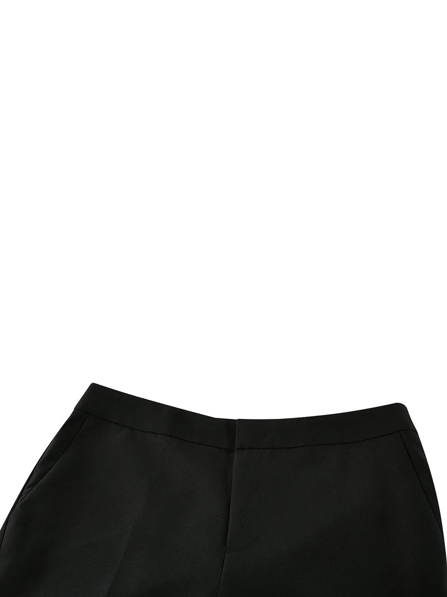 G2000 Women Clothing Suit Pants  Ankle Cigarette Shape  Black G2000 Women Clothing Suit Pants  Ankle Cigarette Shape  Black