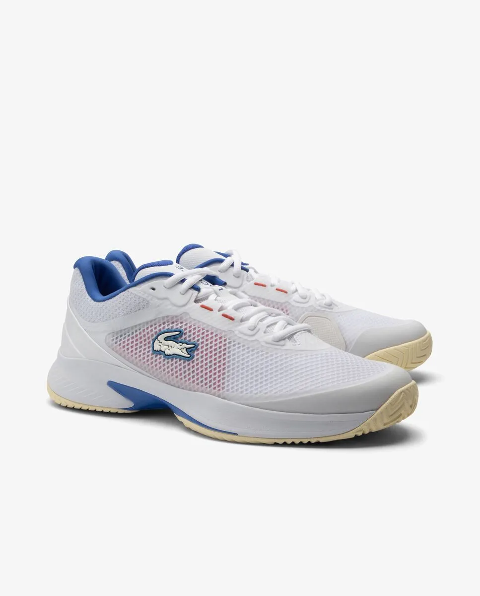 LACOSTE White Men’s Tech Point Tennis Shoes LACOSTE White Men’s Tech Point Tennis Shoes