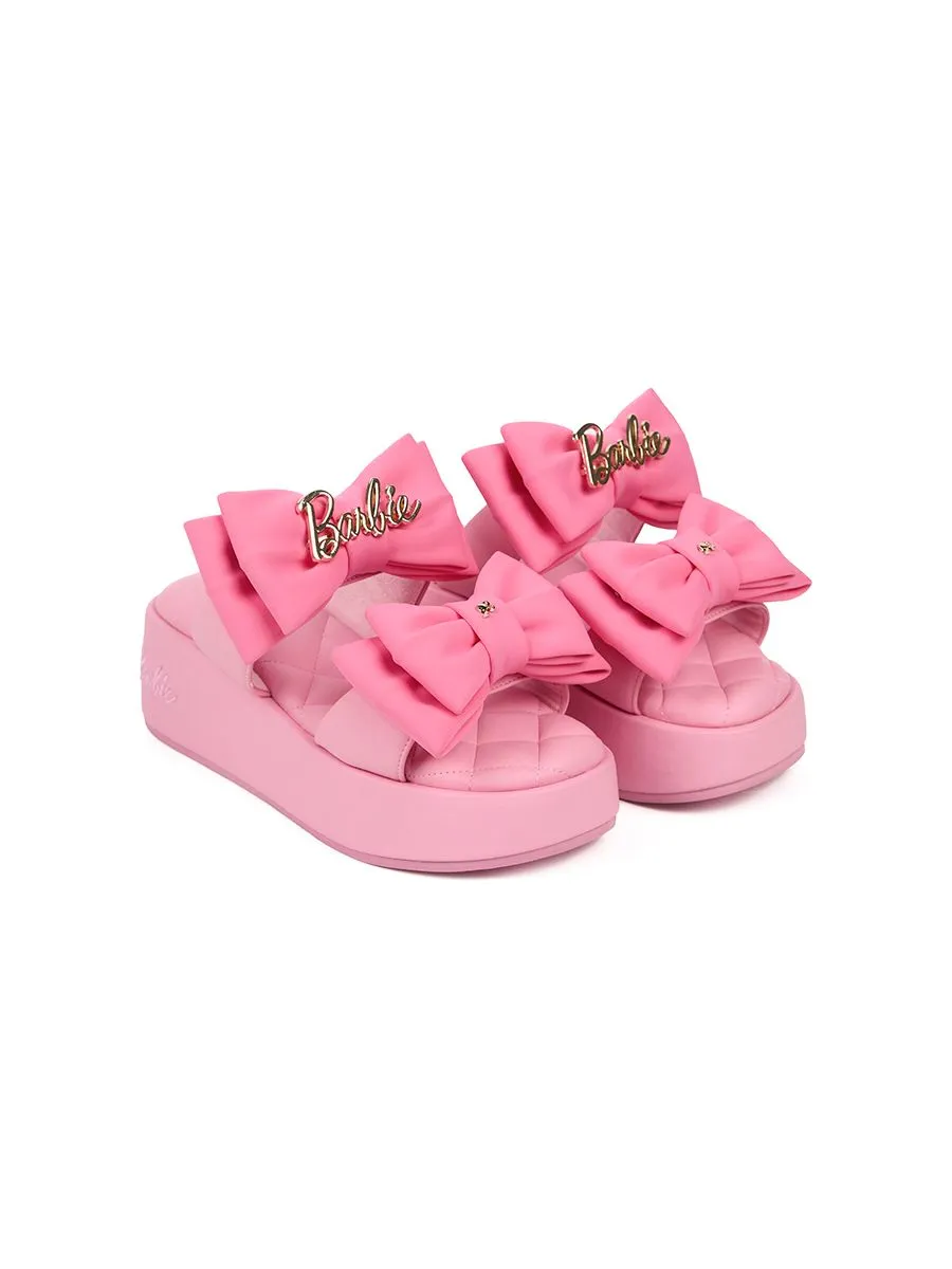 SHU WOMEN  X BARBIE PALETTE SOFT 2" WEDGES - DOLL PINK SHU WOMEN  X BARBIE PALETTE SOFT 2" WEDGES - DOLL PINK
