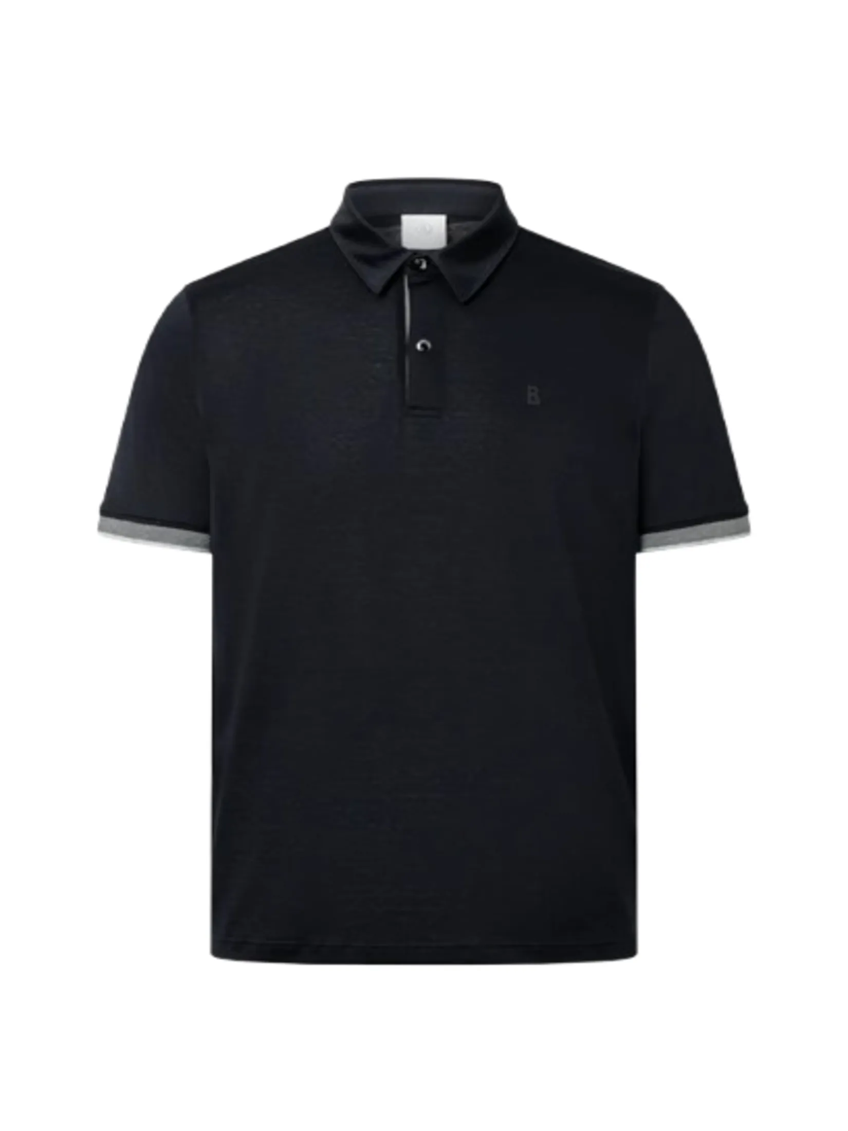 BOGNER MEN ASMO POLO SHIRT IN BLACK BOGNER MEN ASMO POLO SHIRT IN BLACK