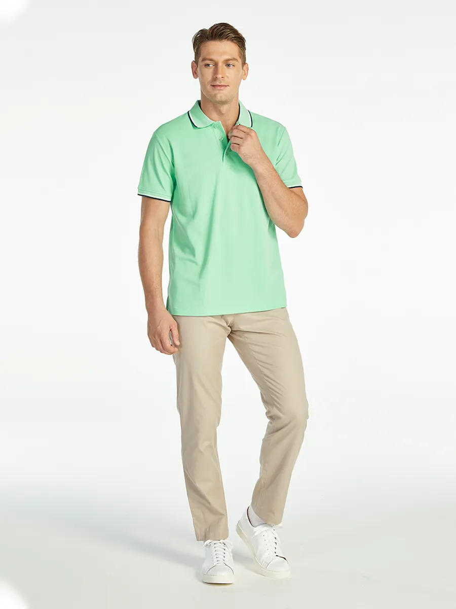 ELLE HOMME MEN POLO SHIRT W8K903GR - GREEN ELLE HOMME MEN POLO SHIRT W8K903GR - GREEN