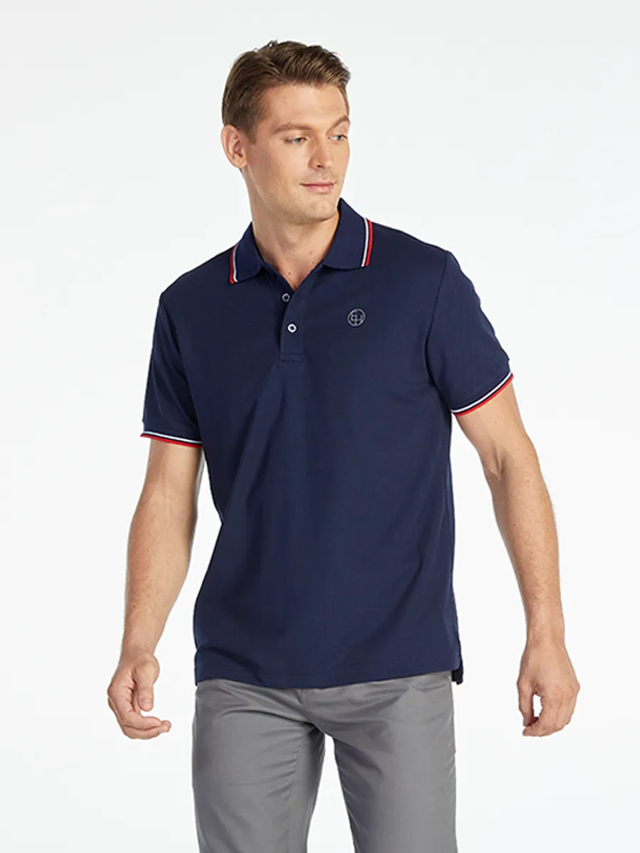 ELLE HOMME MEN POLO SHIRT W8K903NV - NAVY BLUE ELLE HOMME MEN POLO SHIRT W8K903NV - NAVY BLUE
