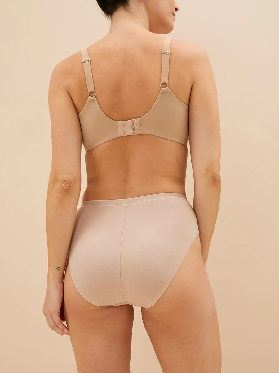 MARKS & SPENCER Women Knickers Firm Control High Leg 2pk Rose Quartz MARKS & SPENCER Women Knickers Firm Control High Leg 2pk Rose Quartz