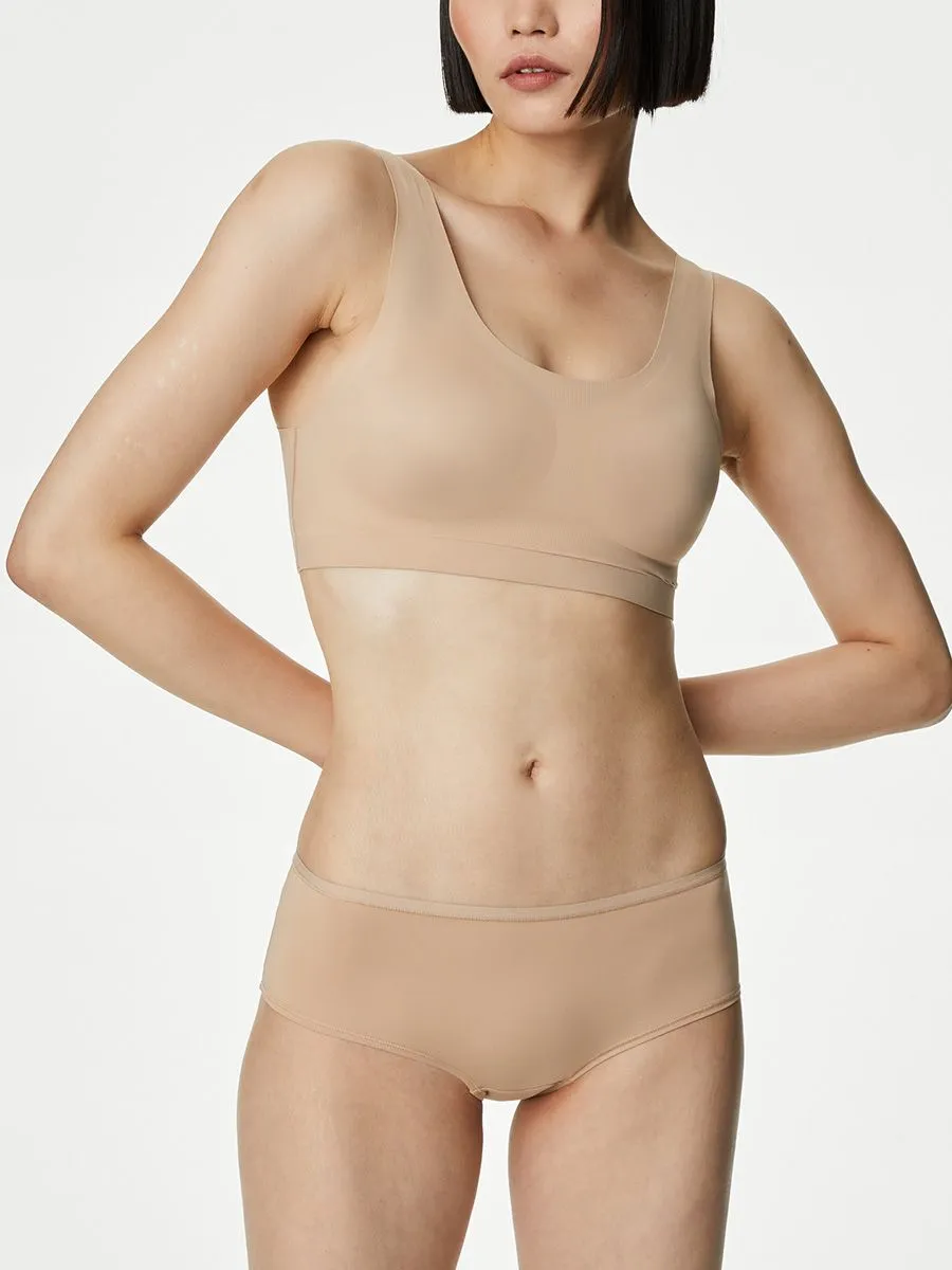 MARKS & SPENCER Women Shorts No VPL Microfibre Low Rise 5 pk Almond MARKS & SPENCER Women Shorts No VPL Microfibre Low Rise 5 pk Almond