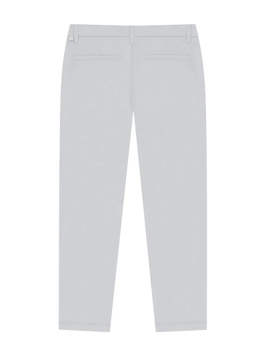 GIORDANO Men's Low rise Slim Taper Super Stretch Pants Moonstone grey GIORDANO Men's Low rise Slim Taper Super Stretch Pants Moonstone grey