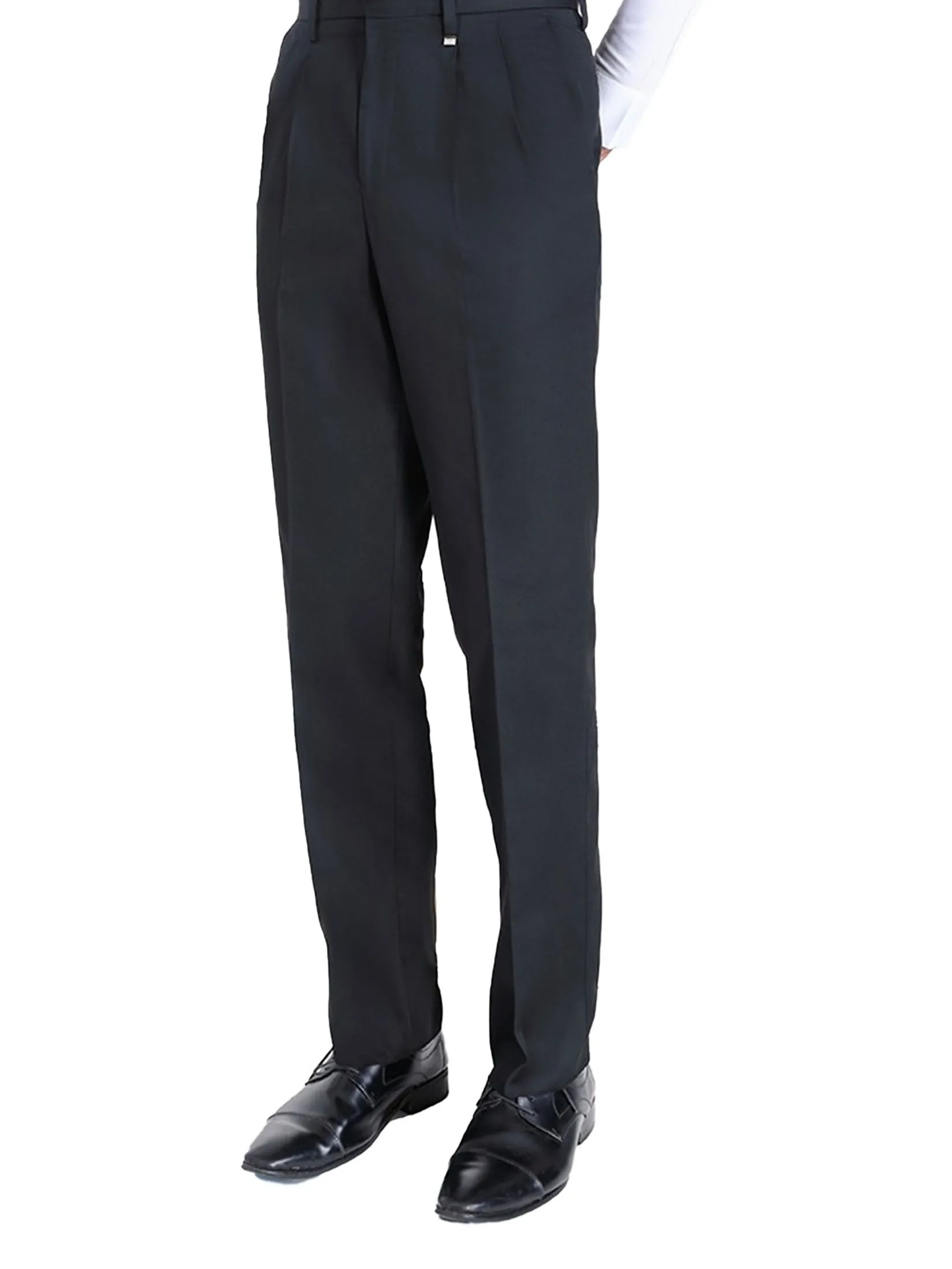 ARROW Men s Pants Comfort Fit Pleated Black MSCC8A4 ARROW Men s Pants Comfort Fit Pleated Black MSCC8A4