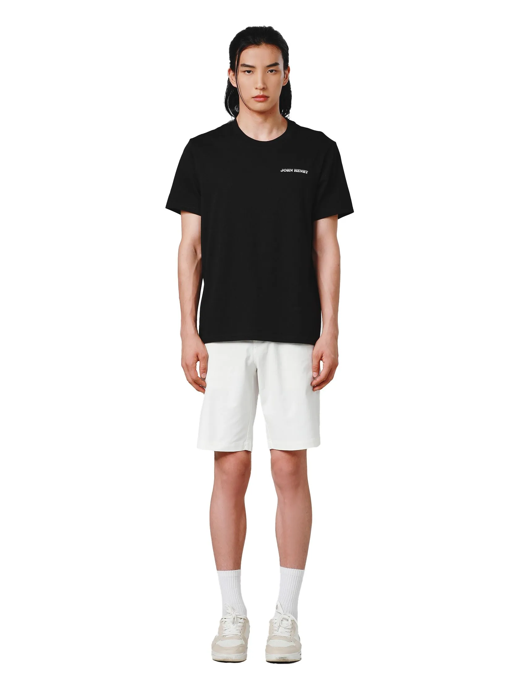 JOHN HENRY Men's T-Shirts (Slim Fit) DENIM Black JOHN HENRY Men's T-Shirts (Slim Fit) DENIM Black