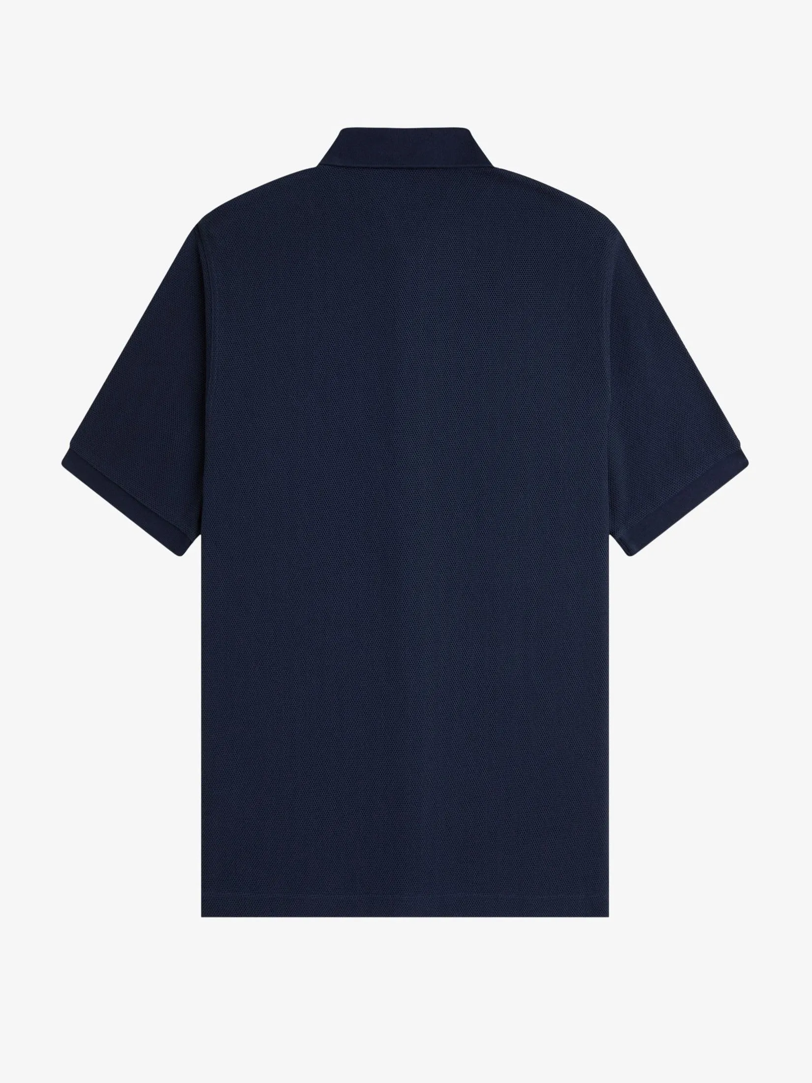 Fred Perry Men PANELLED BUTTON THROUGH POLO Navy Fred Perry Men PANELLED BUTTON THROUGH POLO Navy