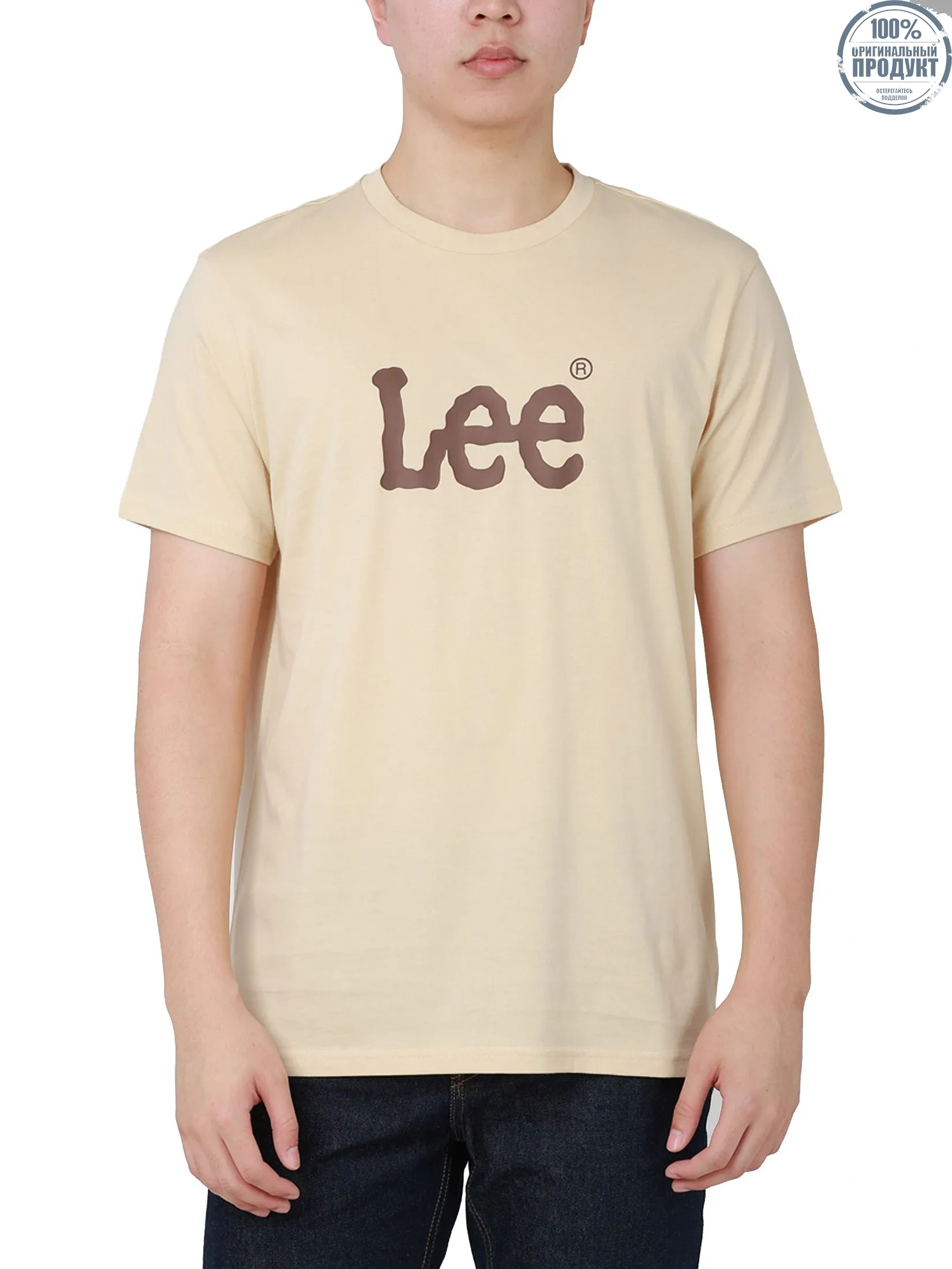 LEE Men's Tee Short Sleeve Regular Fit OFF-White LEE Men's Tee Short Sleeve Regular Fit OFF-White