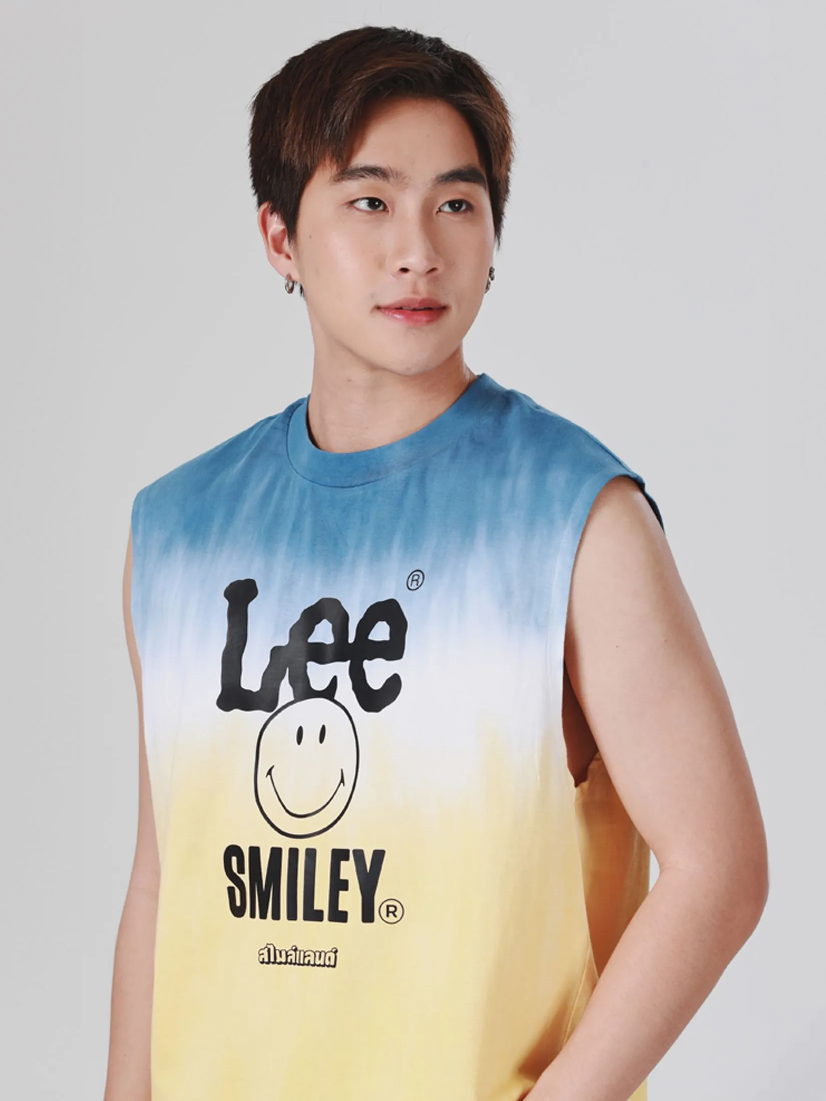 LEE Men's Tank Lee Smiley Collection Comfort Fit Yellow LEE Men's Tank Lee Smiley Collection Comfort Fit Yellow