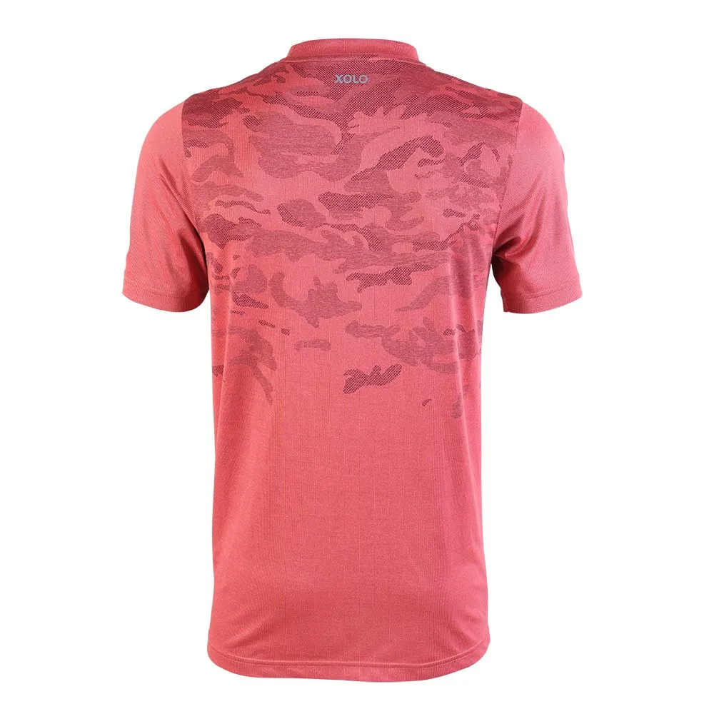 XOLO Red XOLO CAMO SHORT SLEEVE T-SHIRT (040021) XOLO Red XOLO CAMO SHORT SLEEVE T-SHIRT (040021)