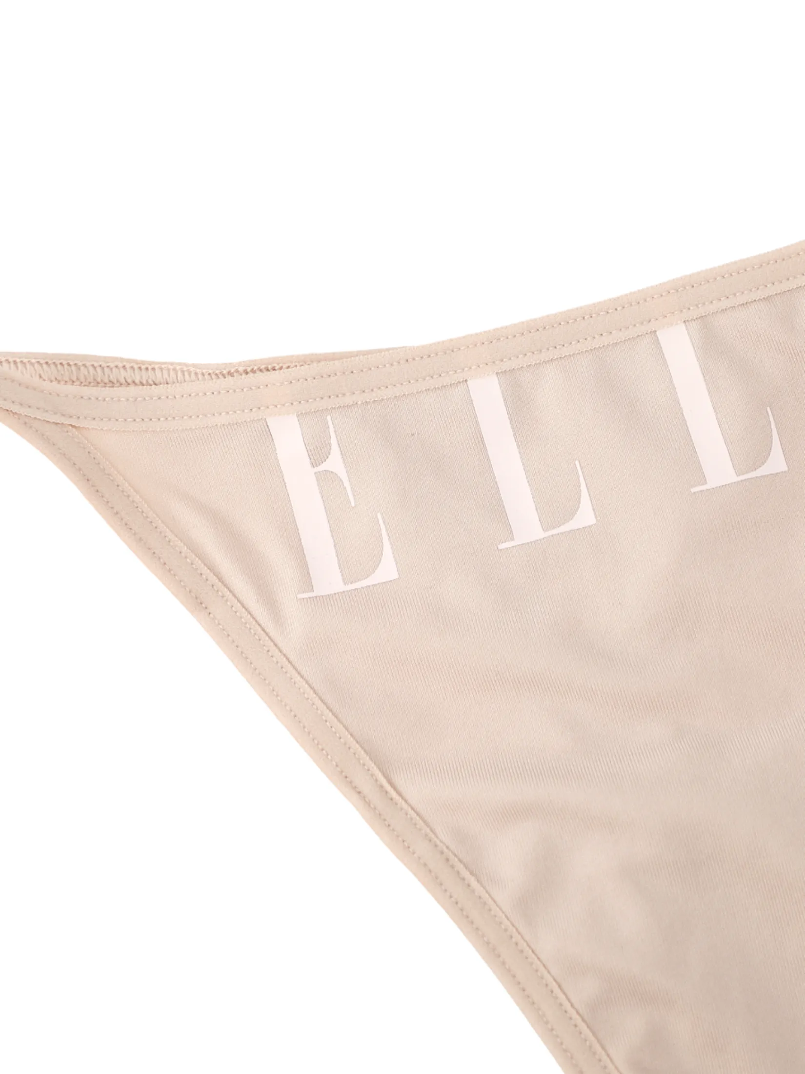 ELLE LINGERIE Women G-String Lowrise Panties LU8719 - Beige ELLE LINGERIE Women G-String Lowrise Panties LU8719 - Beige