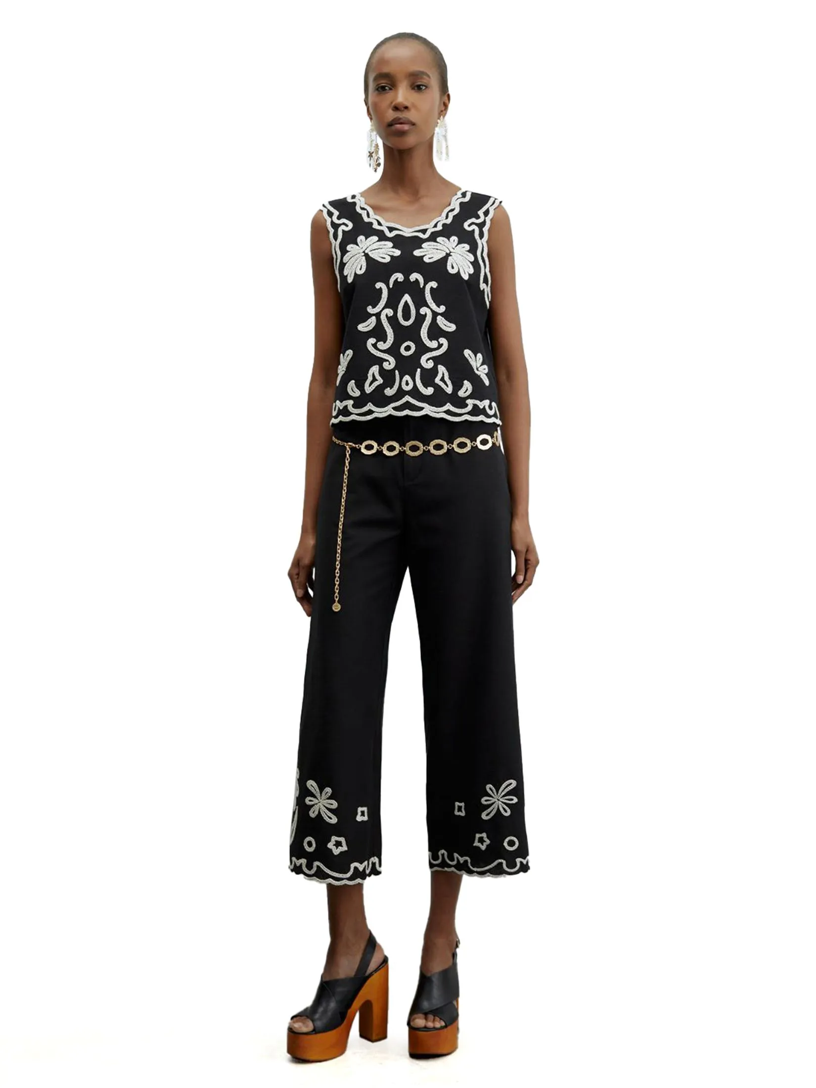 SFERA Women Pants Embroidered SFERA Women Pants Embroidered